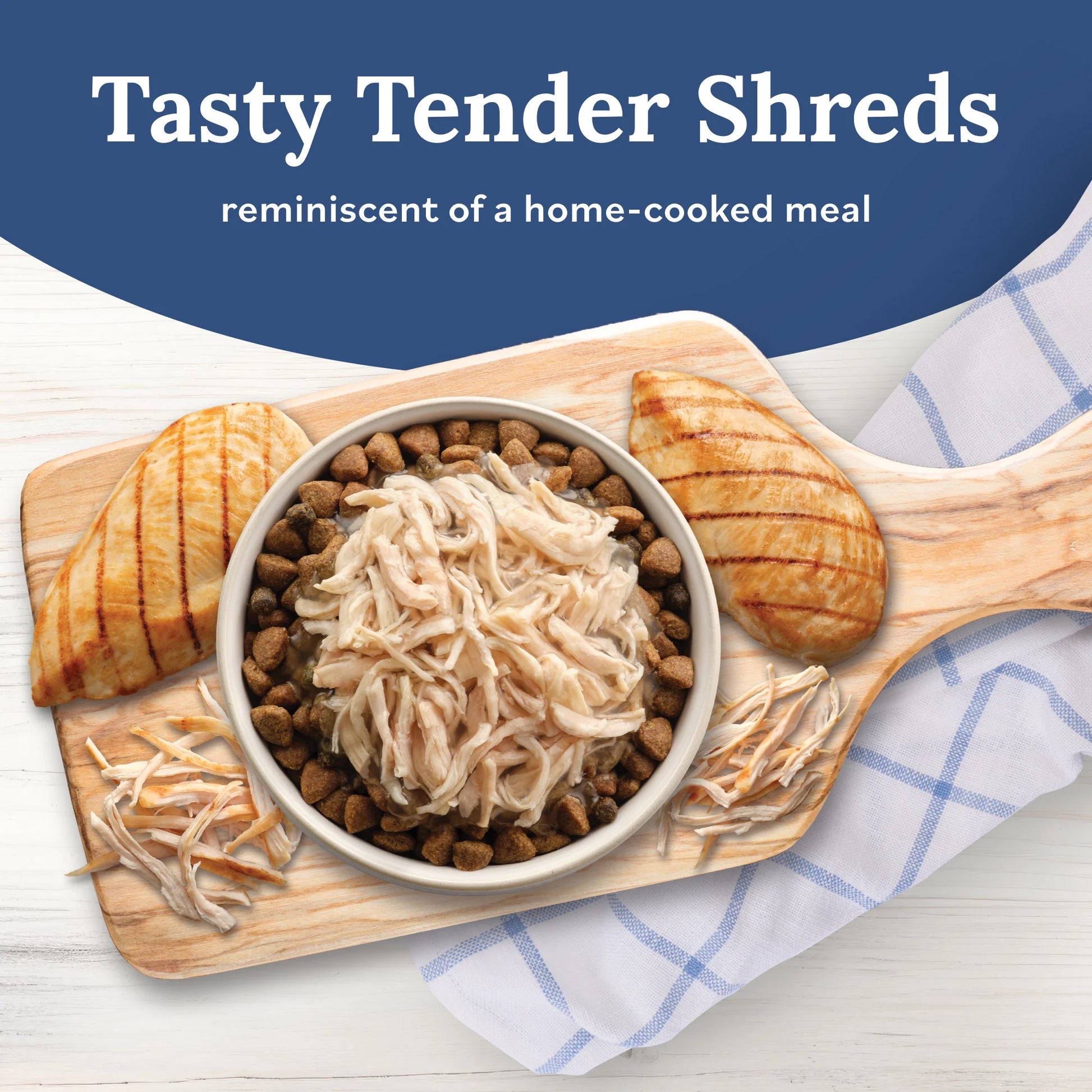 Tender Shreds Chicken Toppers for Dogs, 2.5 oz Pouch