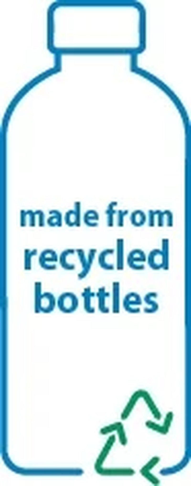 Recycled Plastic Water Bottle Fridge Organizer Bin for Kitchen, Basement, Garage Fridge – 13.75" X 5.75" X 5.75", Clear Plastic