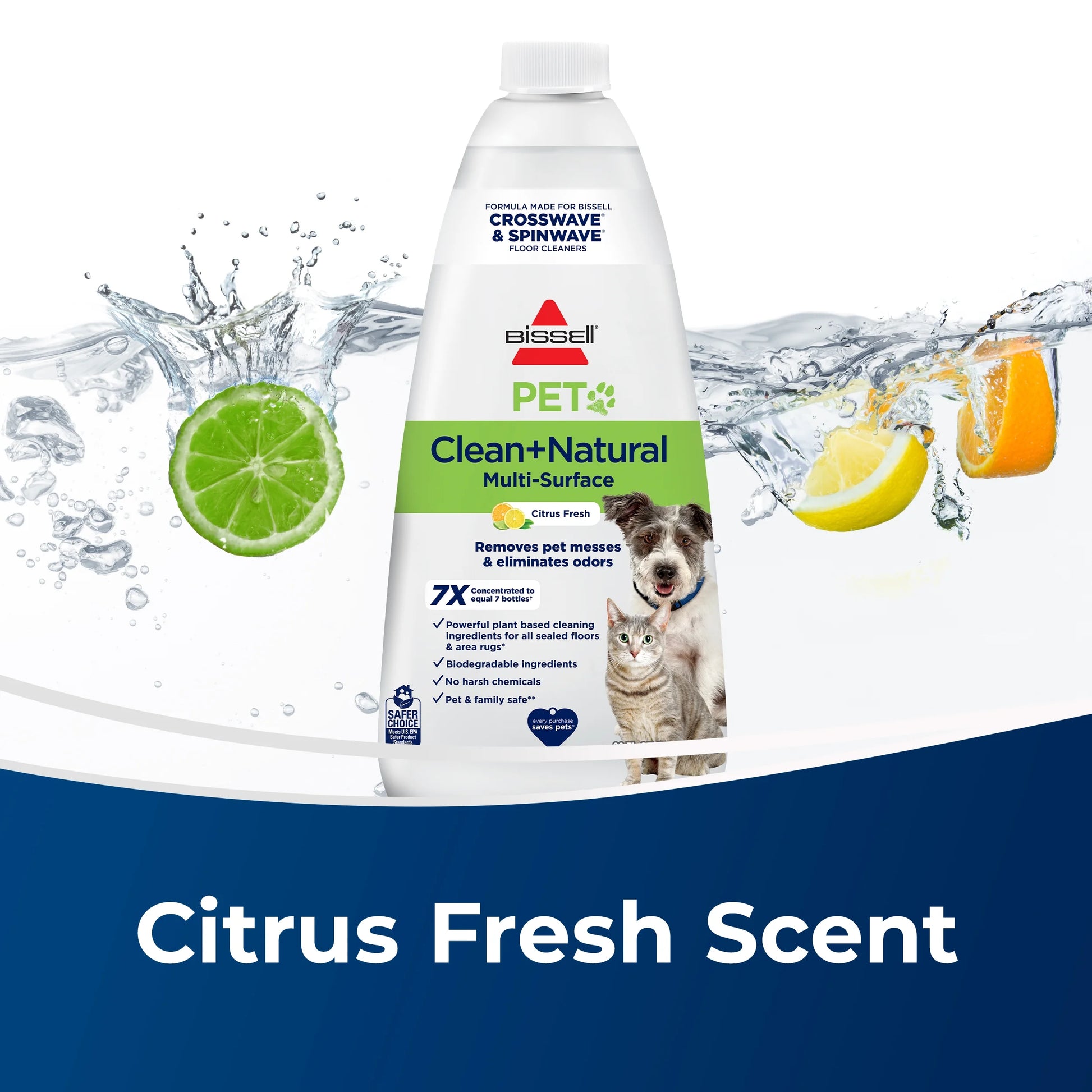 Pet Clean and Natural Multi-Surface Cleaner, 32 Oz.