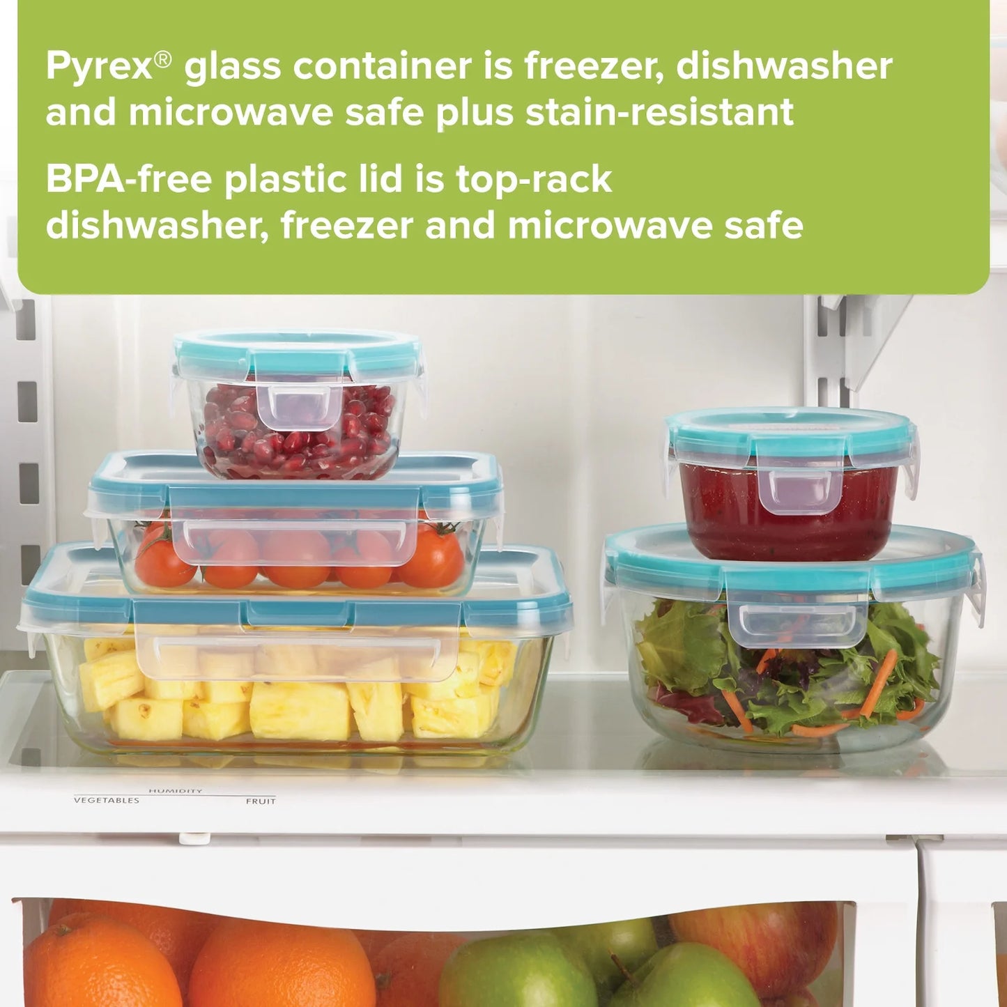 Total Solution Glass Storage Set, 10 Piece