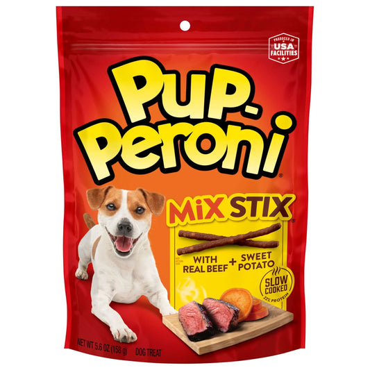 Mix Stix Dog Treats with Real Beef and Sweet Potato, 5.6 oz