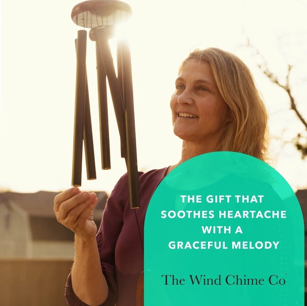 32" Memorial Wind Chimes - Thoughtful Gift for Special Occasions or Reflections