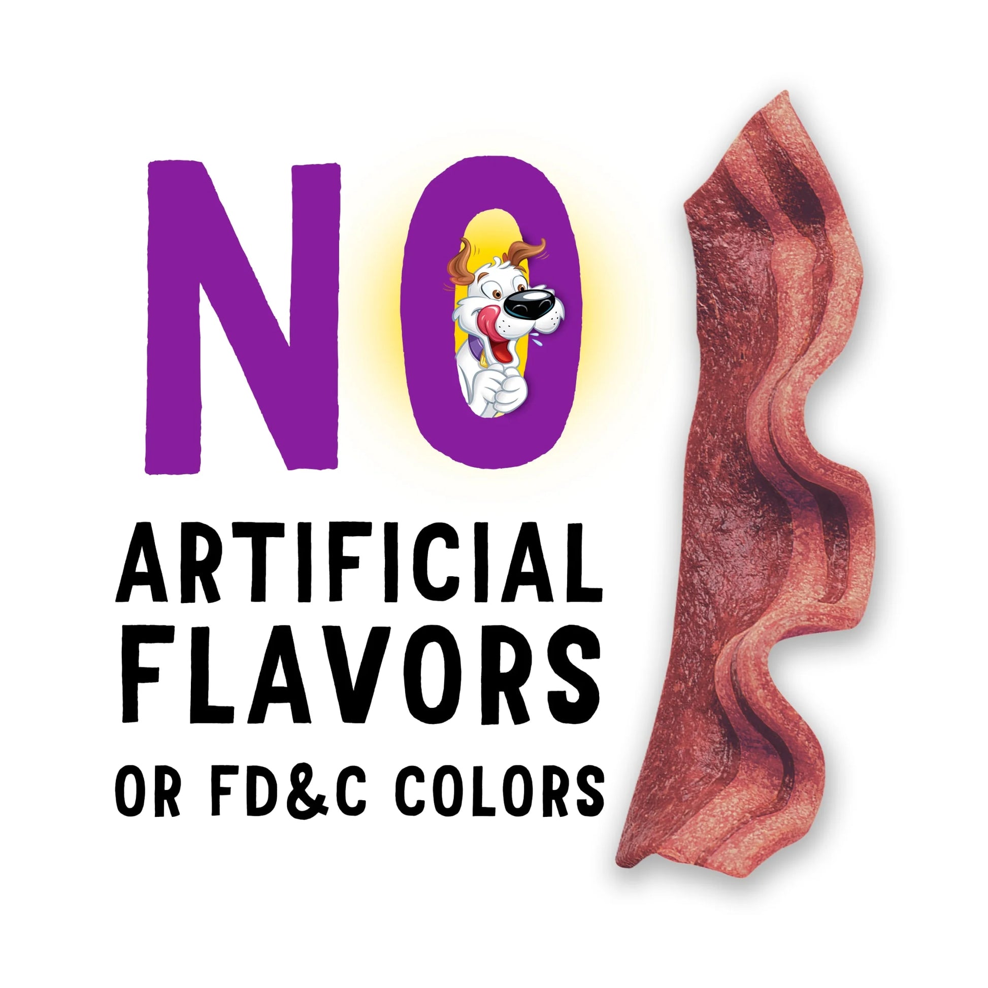 Purina  Strips Adult Jerky Dog Snacks - Soft Treats in Bacon and Beef Flavors