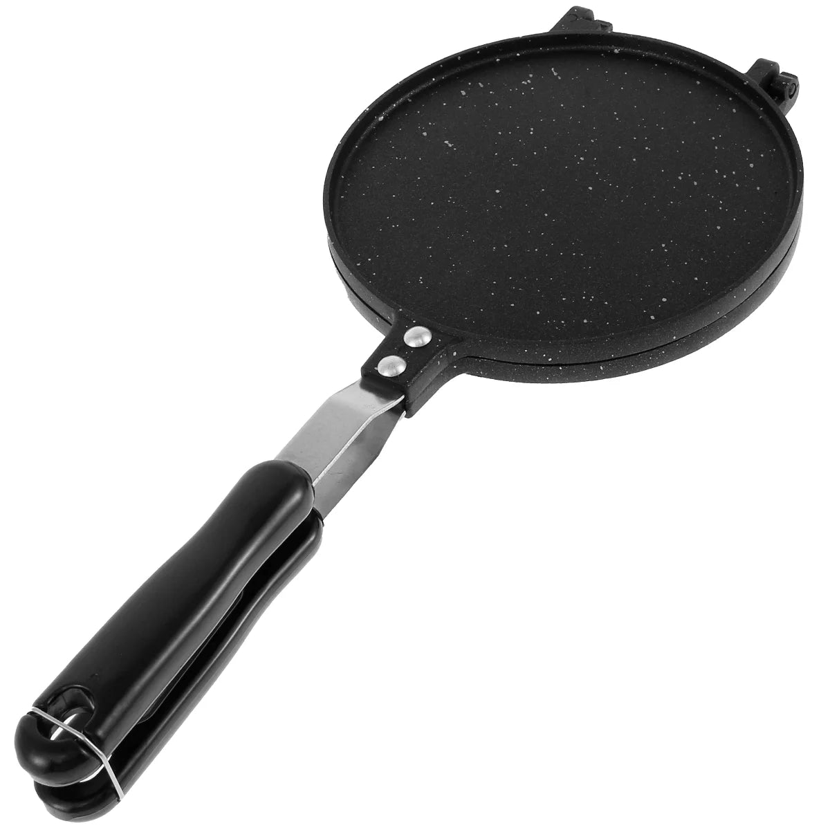 Tortilla Press Pan Non-Stick Flour Tortilla Press with Bakelite Handle Heavy-Duty Aluminum Tortilla Dough Press Pan Multipurpose Tortilla Press Stove Top Pan for Kitchen 38.5X16.8X2Cm