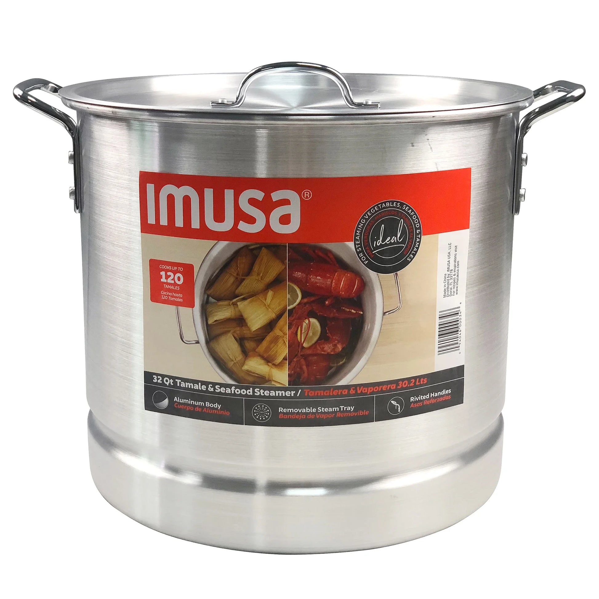 32Qt Aluminum Steamer