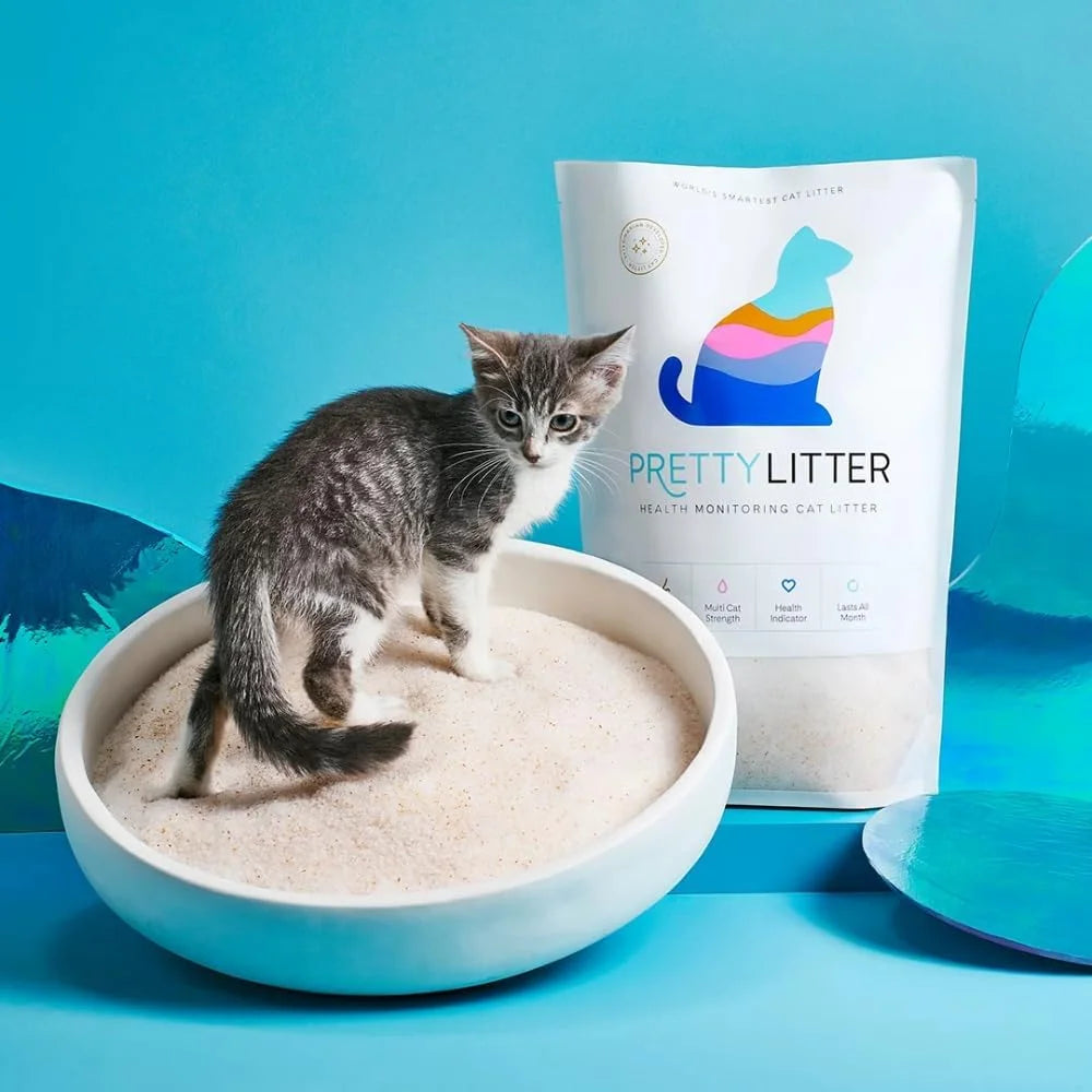 Pretty Litter Health Monitoring Cat Pet Litter (6 Lbs Pounds)