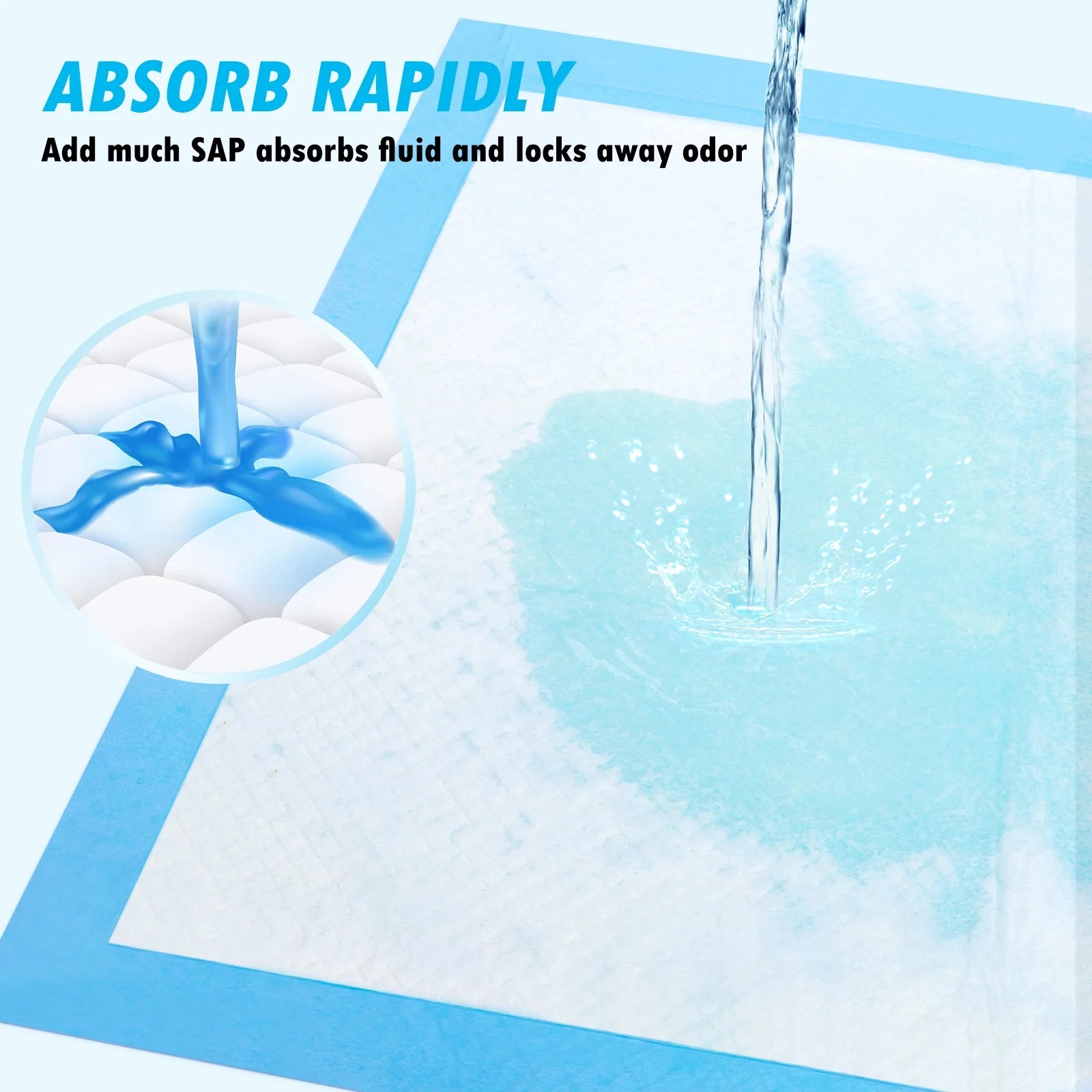 Dog Training Pads 100-Count Disposable Pet Pad 28X34 Inch XL