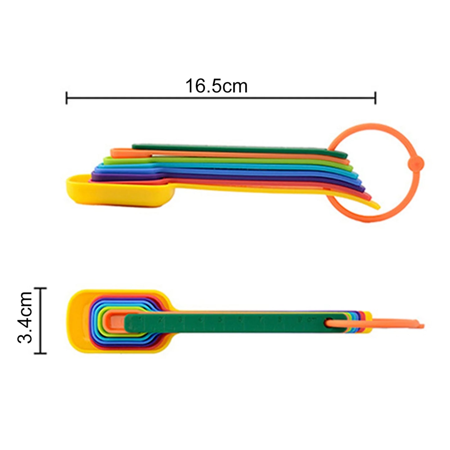 Measuring Spoon Set Measuring Cups 15Pcs Measuring Cup Spoon Set Food Grade Kitchen Supplies