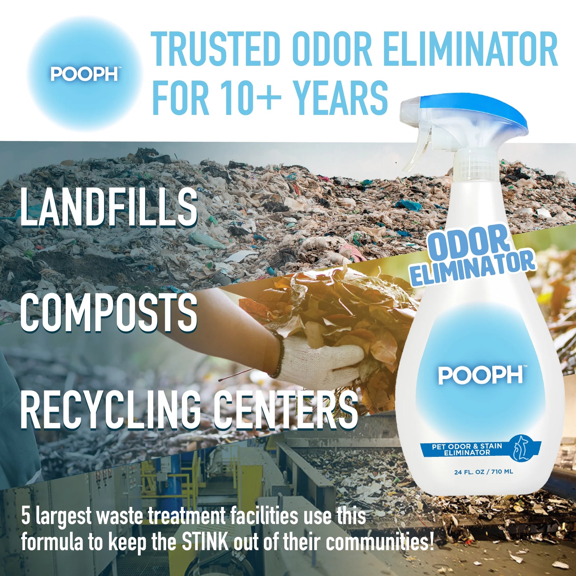 Pet Odor Eliminator Spray, 24 oz, Unscented, Non-Toxic Formula