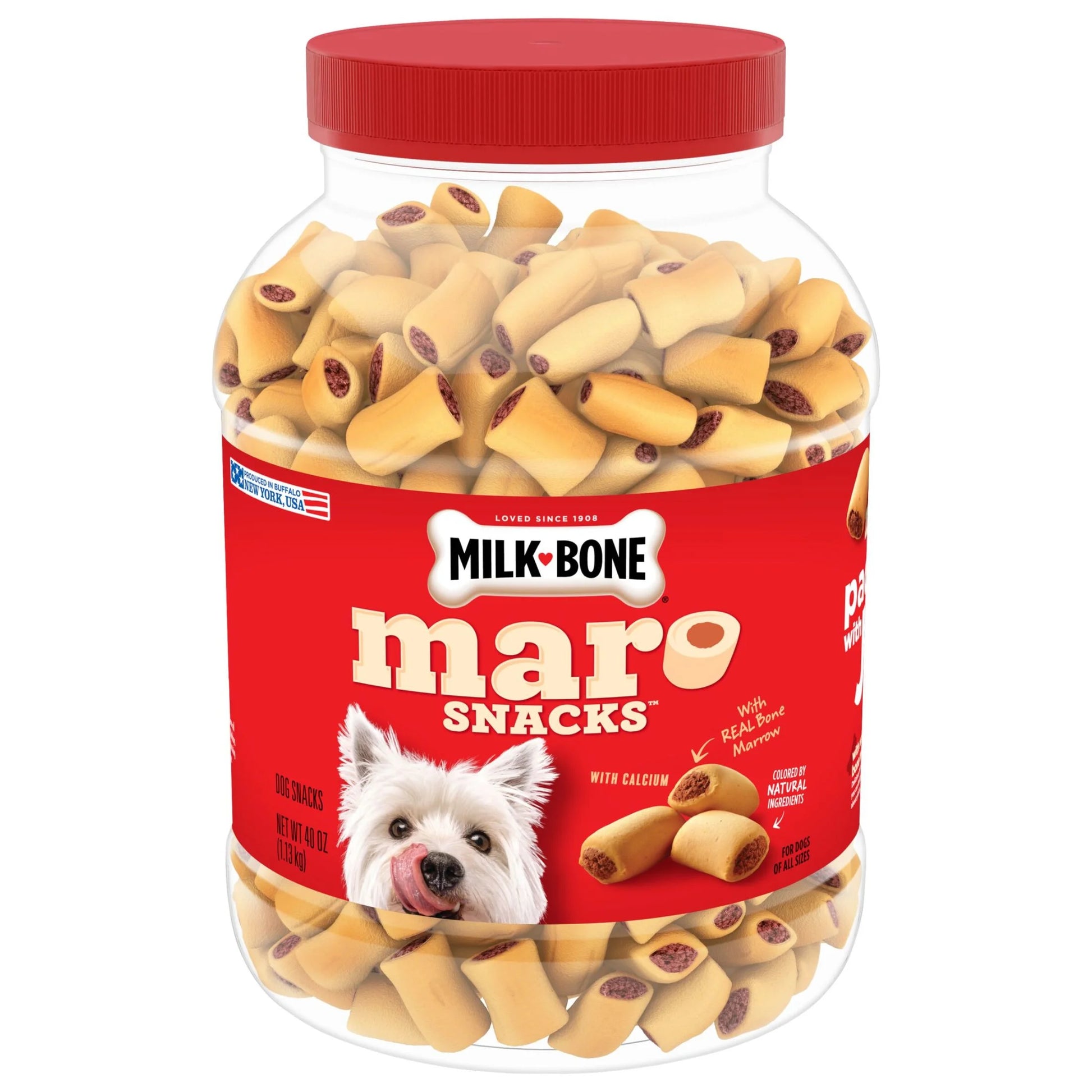 MaroSnacks Small Dog Treats with Bone Marrow, 40 oz