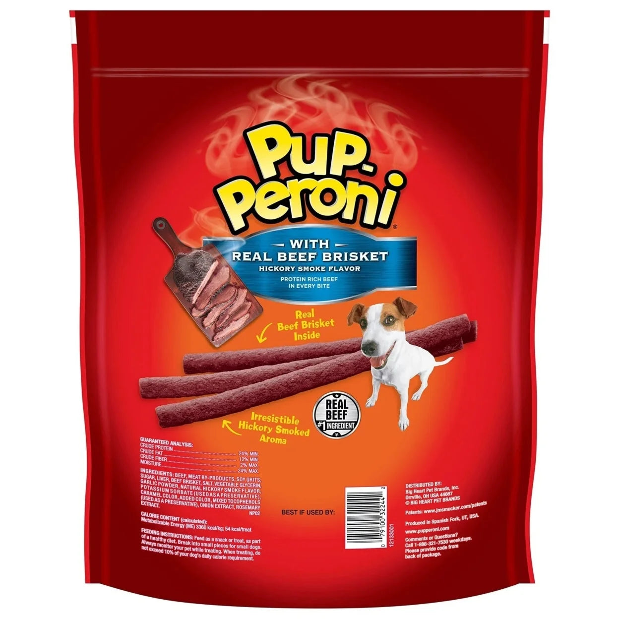 Dog Treats with Real Beef Brisket and Hickory Smoked Flavor, 46 Ounces