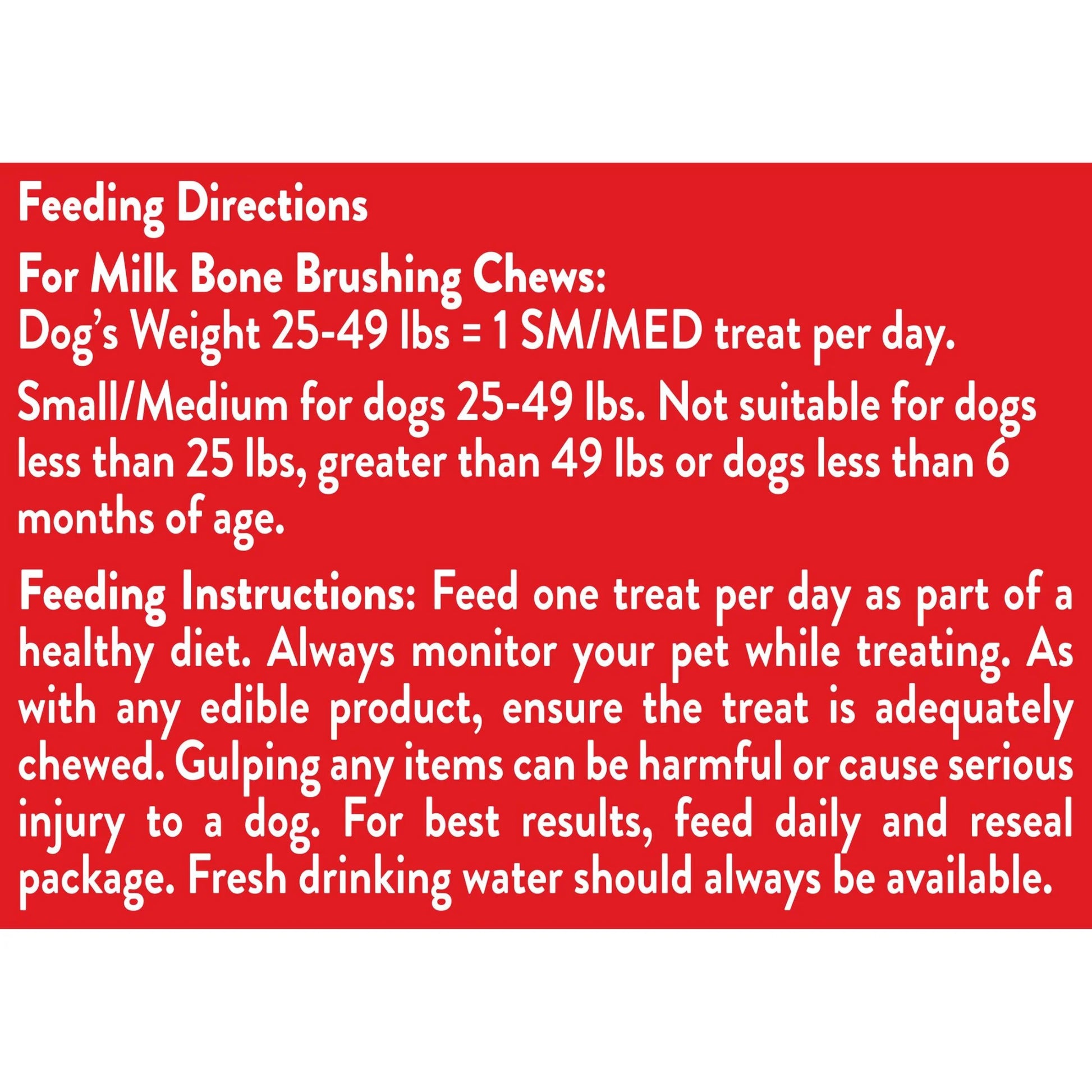 Milk Bone Brushing Chews Daily Dental Dog Treats, Fresh Breath, Small/Medium, 7.1 Oz Bag, 9 Bones per Bag
