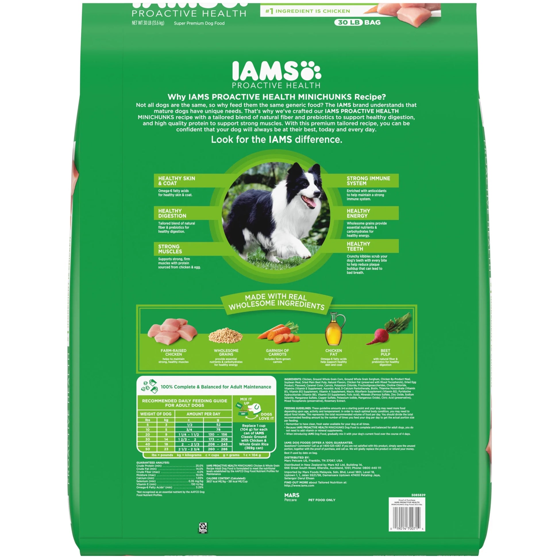 Proactive Health Minichunks Dry Dog Food with Real Chicken and Whole Grains, 30 lb Bag