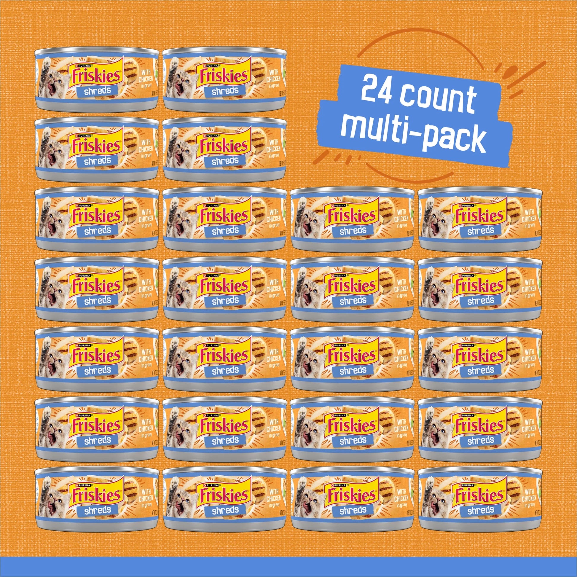 Purina  Shredded Chicken in Gravy Wet Cat Food, 5.5 Oz Can