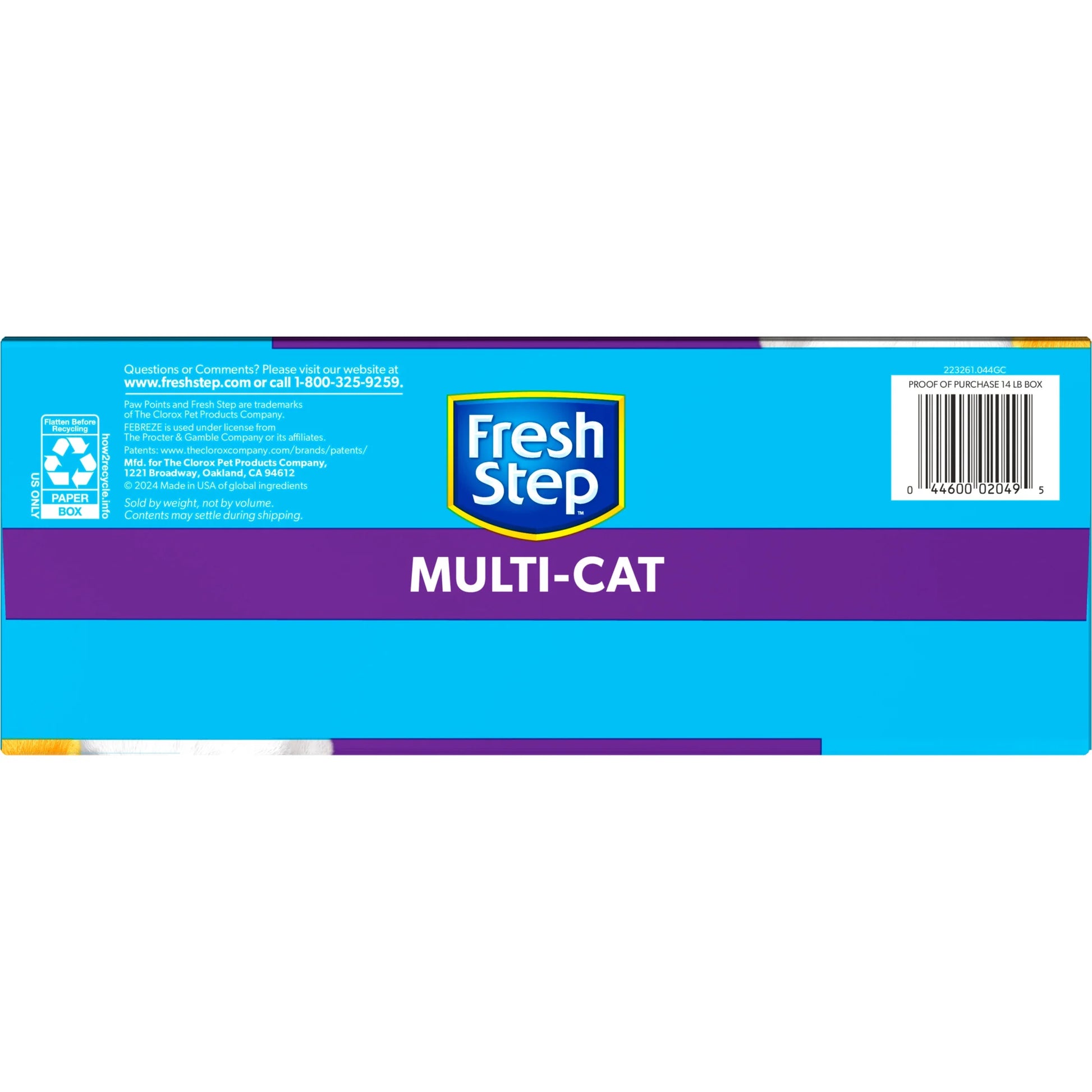 Multi-Cat Scented Clumping Cat Litter with the Power of Febreze, 14 Lbs
