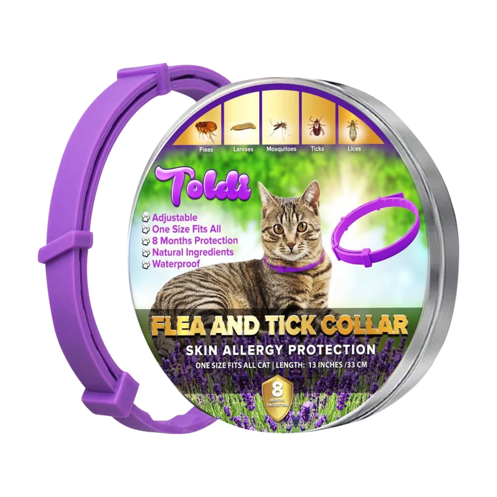 8-Month Flea and Tick Prevention Collar for Cats