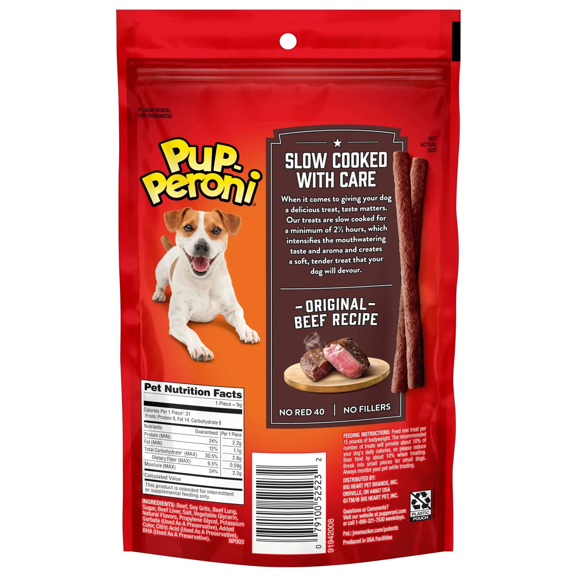 Original Beef Flavor Dog Treats, 2.5 oz