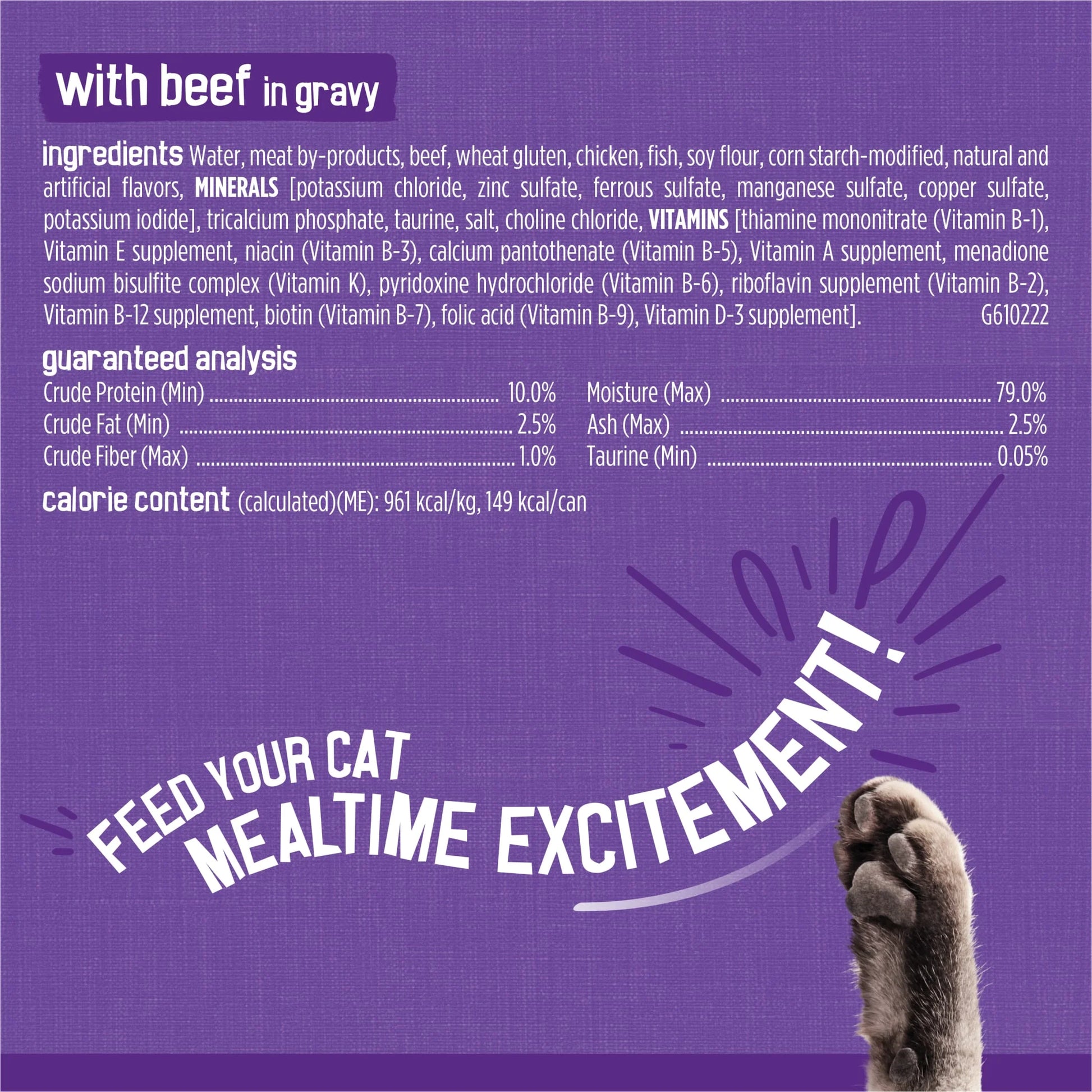 Meaty Bites Wet Cat Food Variety Pack, 5.5 Oz Cans, 24 Count