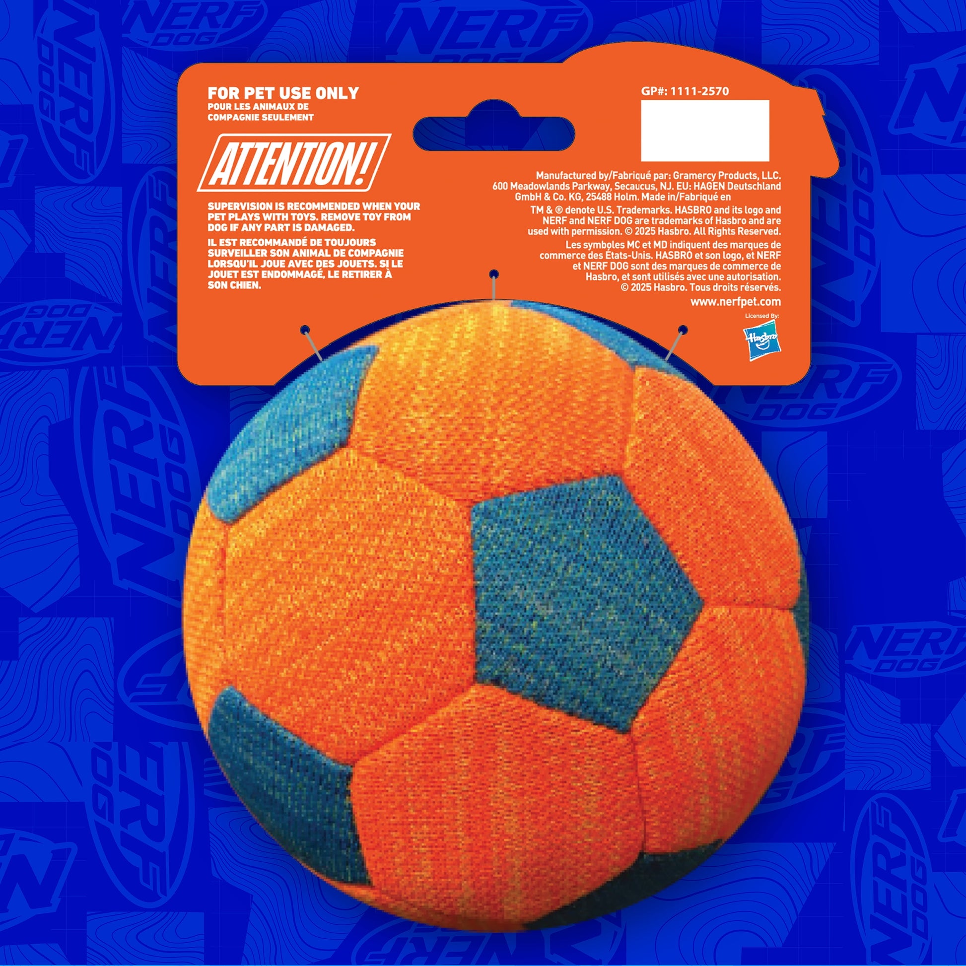 X-Weave Squeaky Soccer Ball for Large Breeds