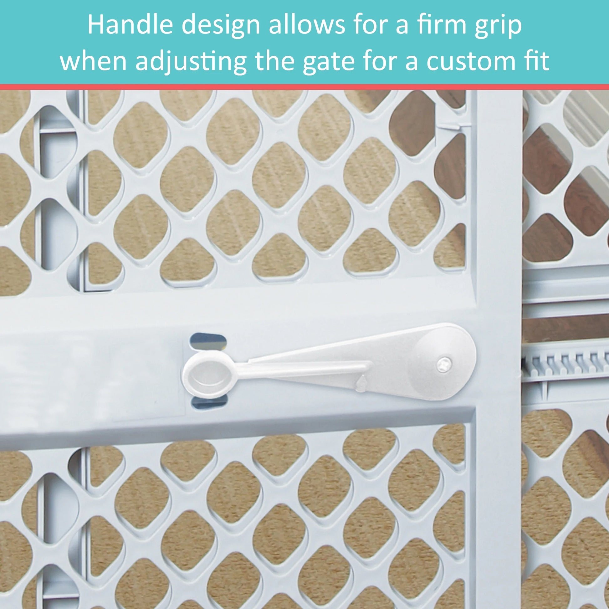 Supergate Explorer Baby Safety Gate, 26"-42", Gray Plastic