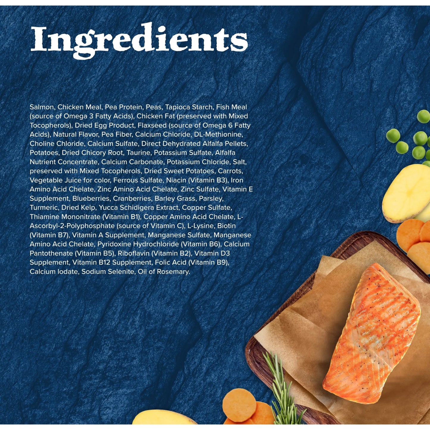 Wilderness Natural High Protein Dry Food for Adult Cats, Salmon, 11-Lb Bag