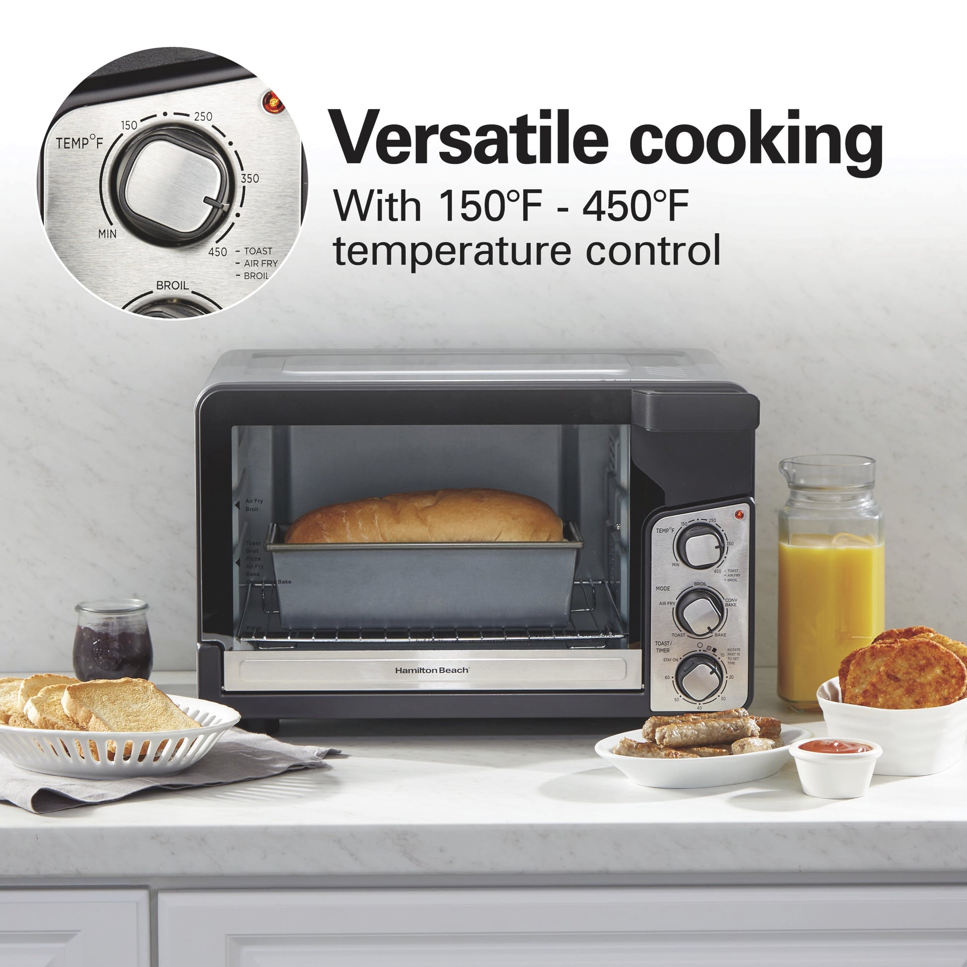 Easy View XL Toaster Oven with Sure-Crisp® Air Fry, 1750W, 6 Slice Capacity, 31460