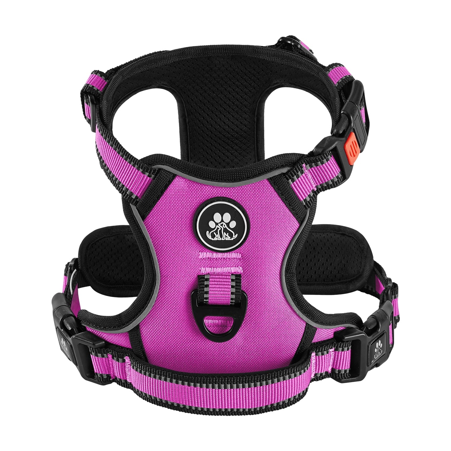 FURRYFECTION Reflective No-Pull Dog Vest Harness with Easy Control Handle