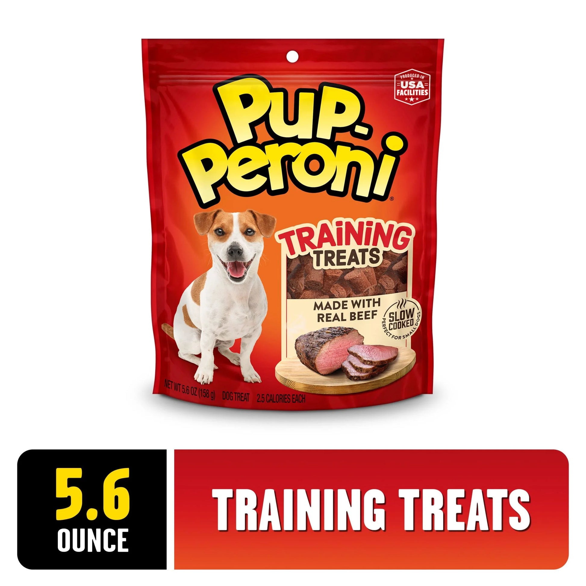 Pup Peroni Real Beef Dog Training Treats, 5.6 oz Bag