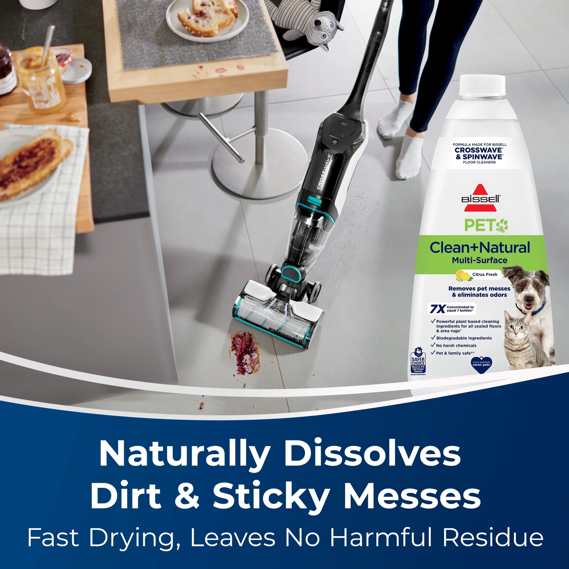 Pet Clean and Natural Multi-Surface Cleaner, 32 Oz.