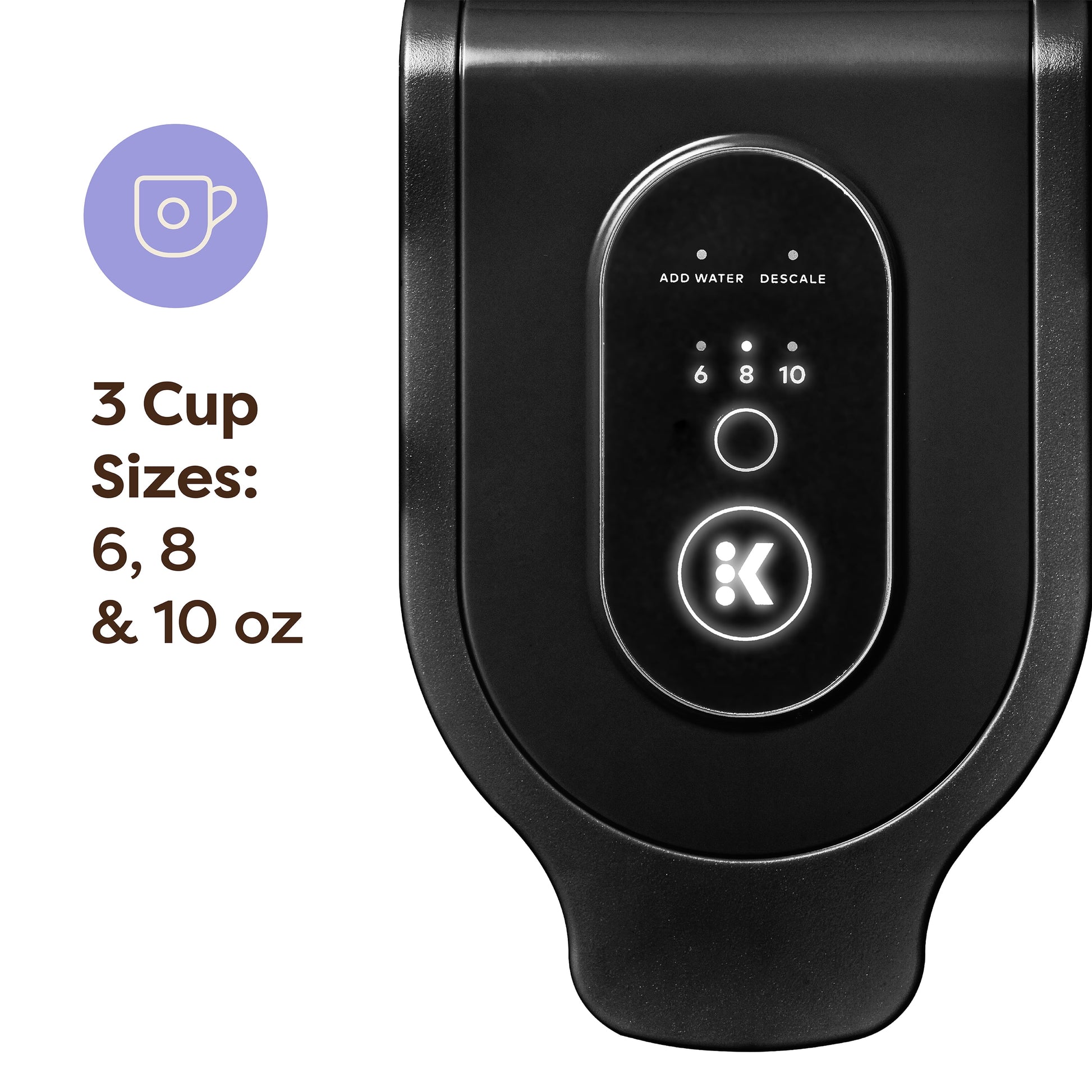 K-Express Essentials Black Single-Serve K-Cup Pod Coffee Maker