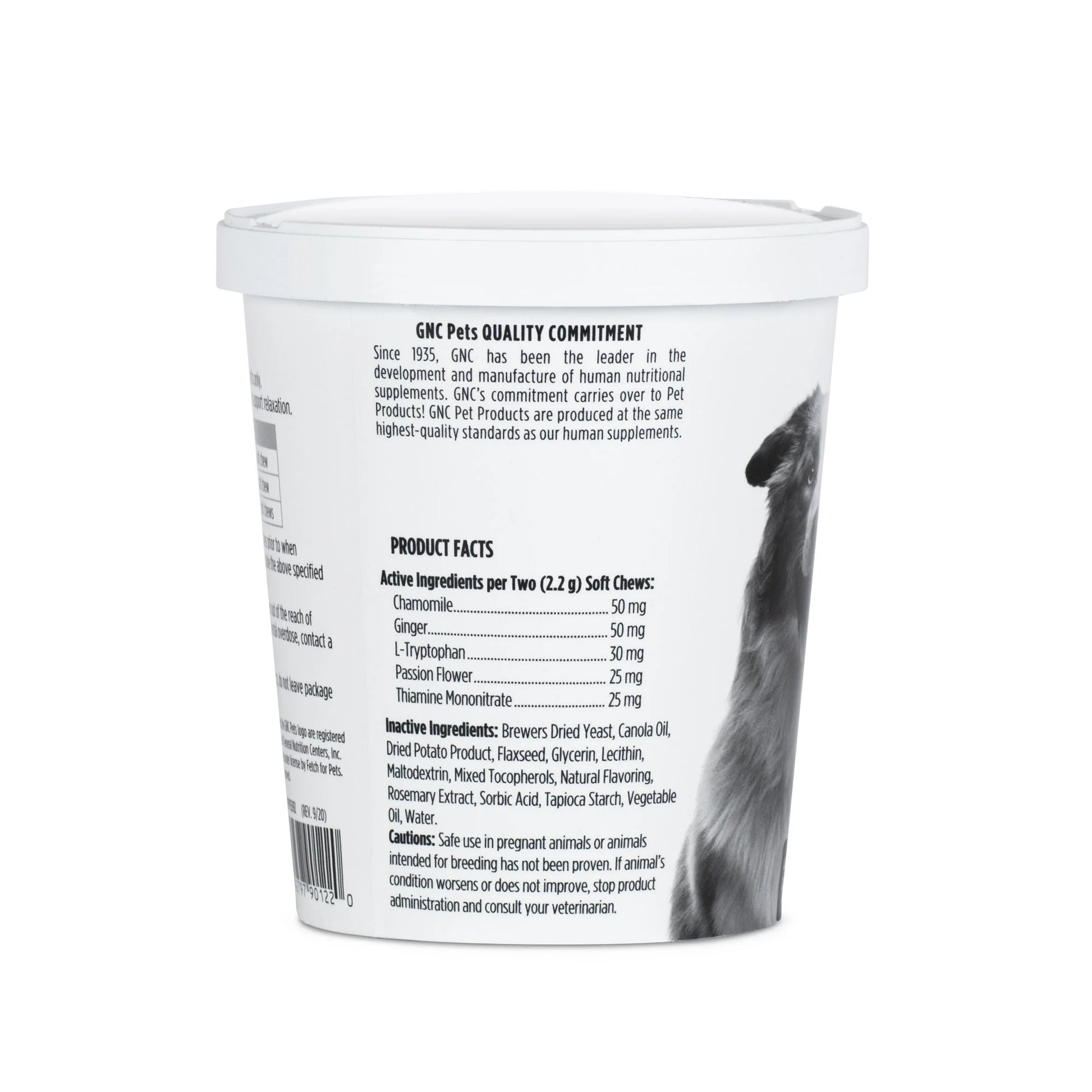 Pet Wellness Essentials Dog Calming & Relaxation for Stress Support Bacon Flavor Chews 60 Ct