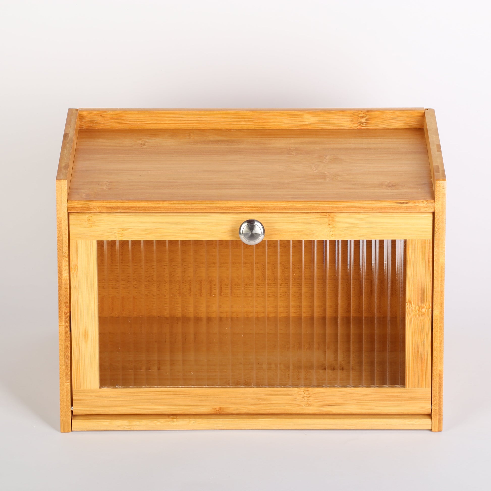 Bamboo Bread Box, Bread Box for Kitchen Counter, Large Bread Storage Container, Bread Bin for Bakery Products, Bread Holder Container, Natural