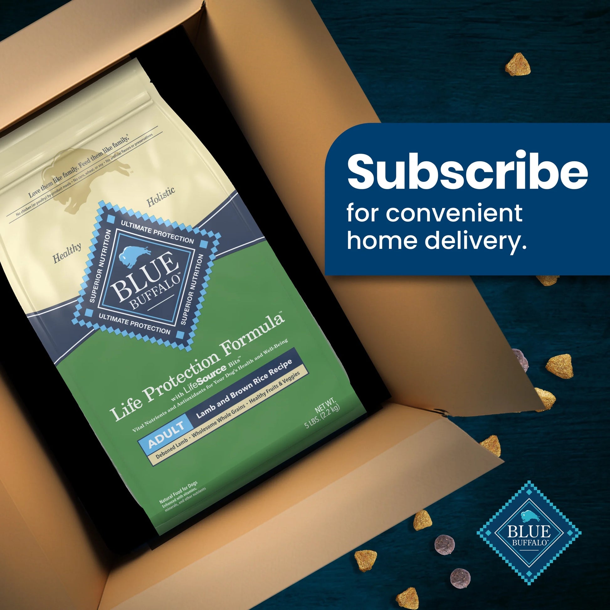 Life Protection Formula Adult Dry Dog Food with Lamb and Brown Rice, 5 lbs.