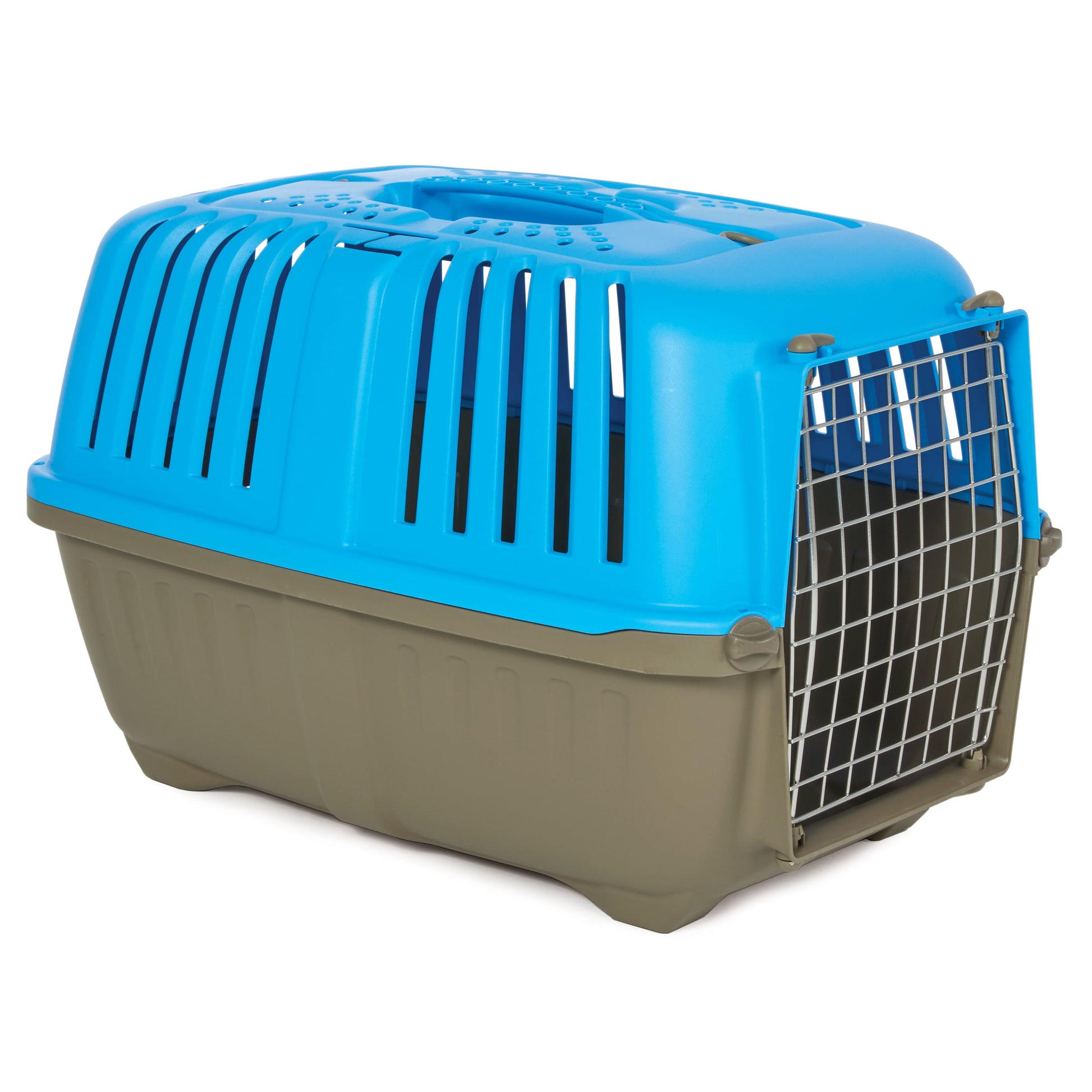 24-Inch Spree Travel Pet Carrier for Dogs and Cats with Steel Door - Blue