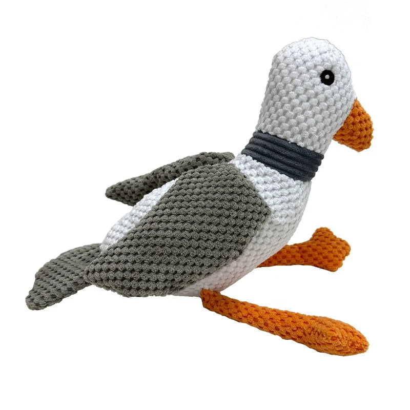 Tough Buddy Seagull Dog Toy, Chew Level 4