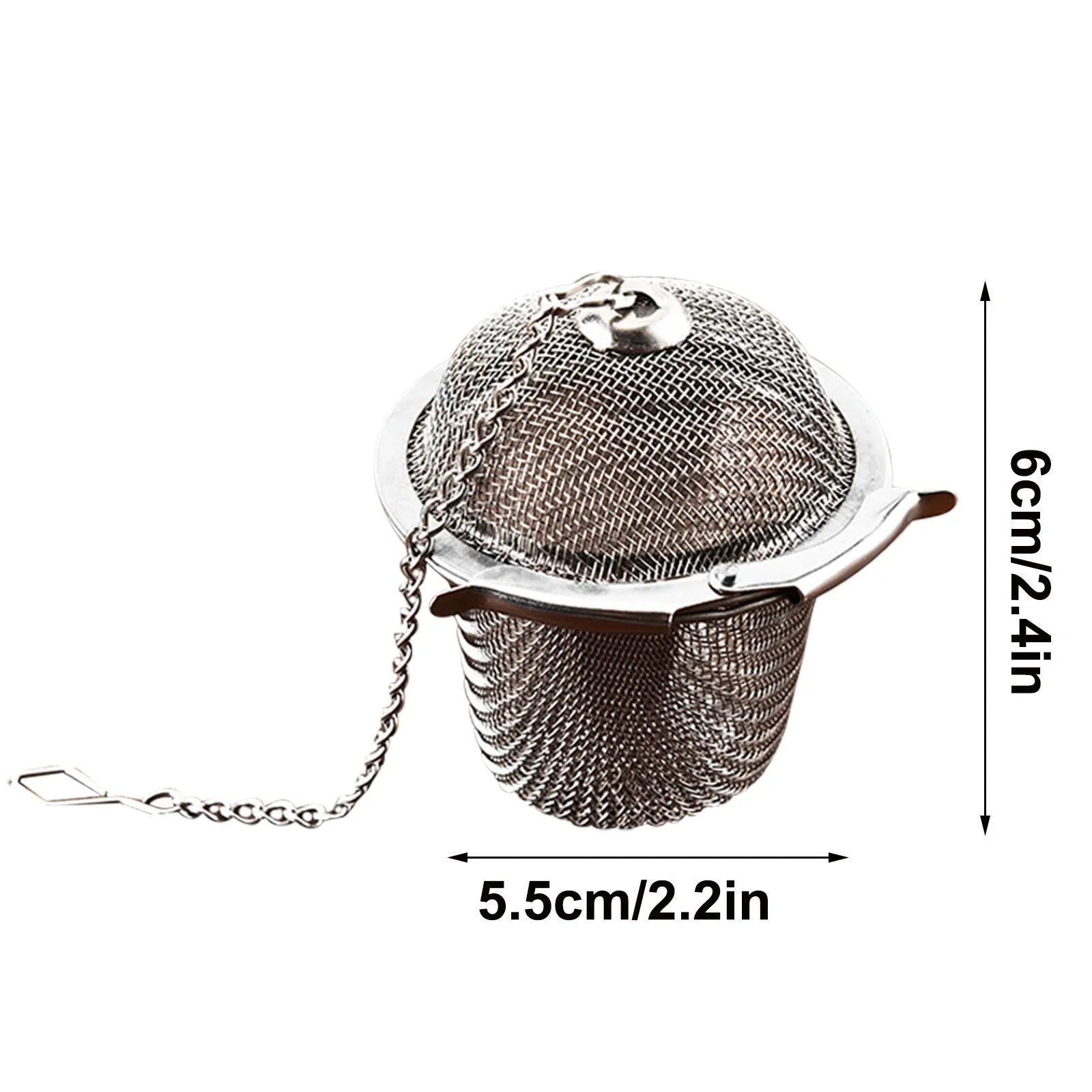 TFYZYY Stainless Steel Tea Infuser Strainer | Loose Leaf Tea Brew | Eco-Friendly | 2.2In Filter for All Teas | Kitchen Tool