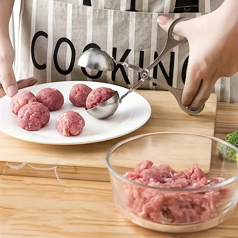 Meatball Maker - Non-Stick Kitchen Gadget for Perfectly-Shaped Meatballs Every Time - For Home Cooks & Foodies, Gift for Kitchen Enthusiasts, S