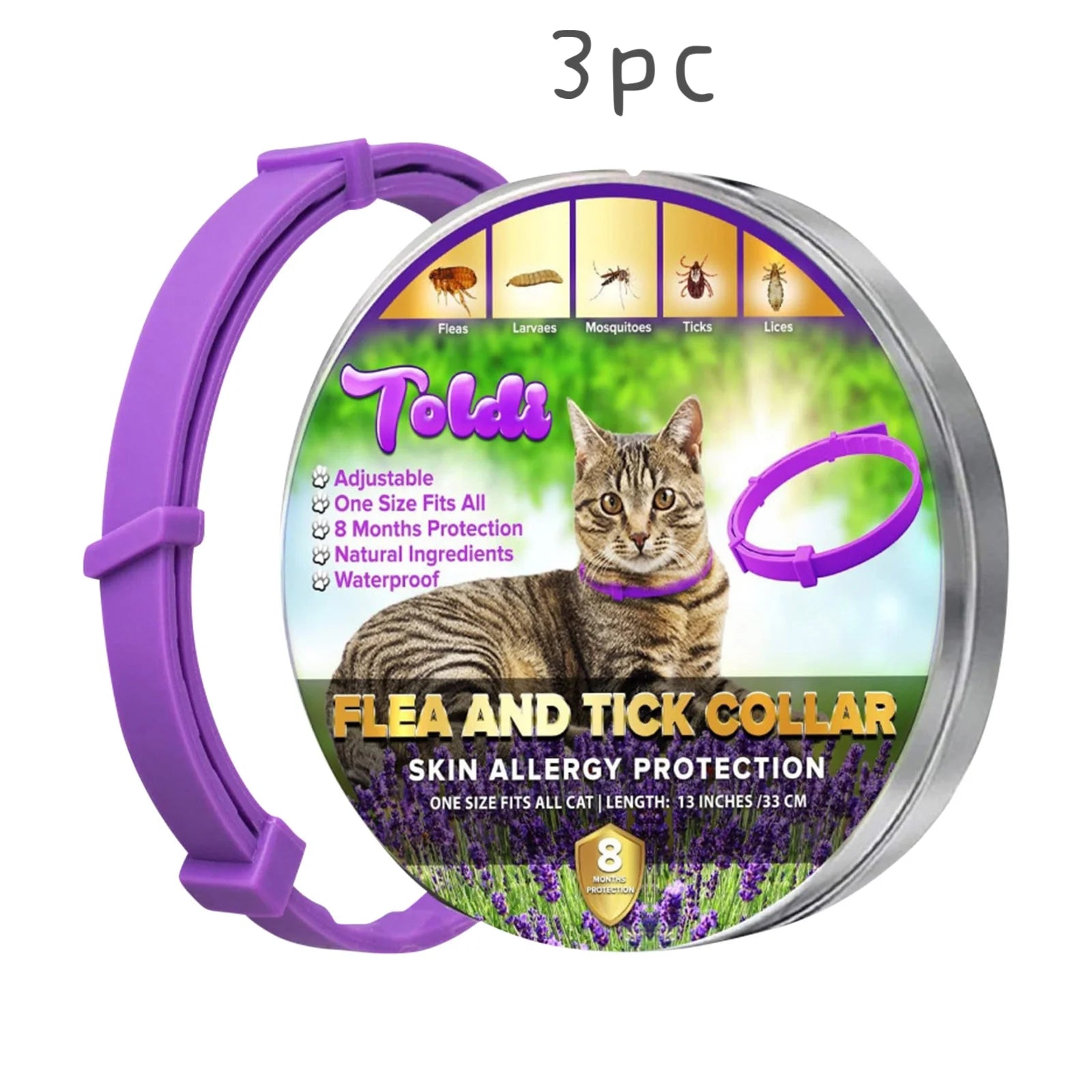 8-Month Flea and Tick Prevention Collar for Cats