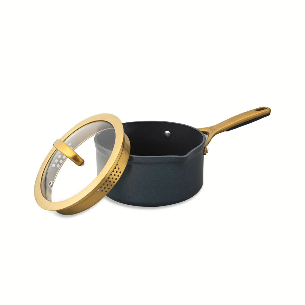 12-Piece Non-Stick Supreme Collection Cookware Set, Pots and Pans Set - Atlantic Blue