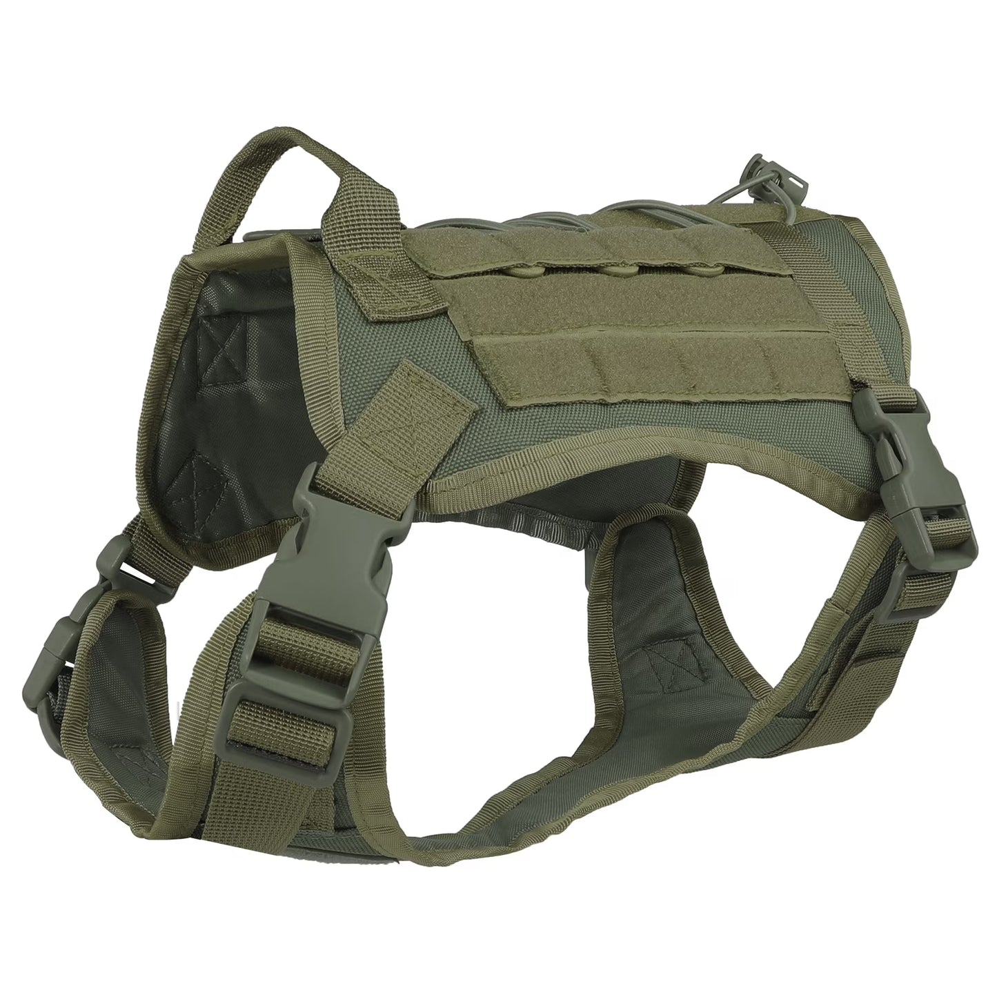 Dog Harness, No Pull Dog Harness for Large Dogs, Heavy Duty Pet Harness with Handle, Adjustable Easy on Pet Harness for Running Walking, Green L