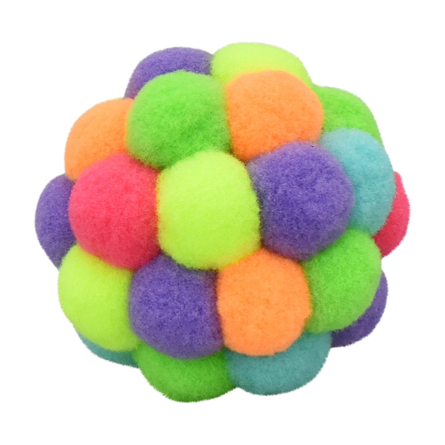 (6 Pack)  Pom Pom Cat Toy, Assorted Colors