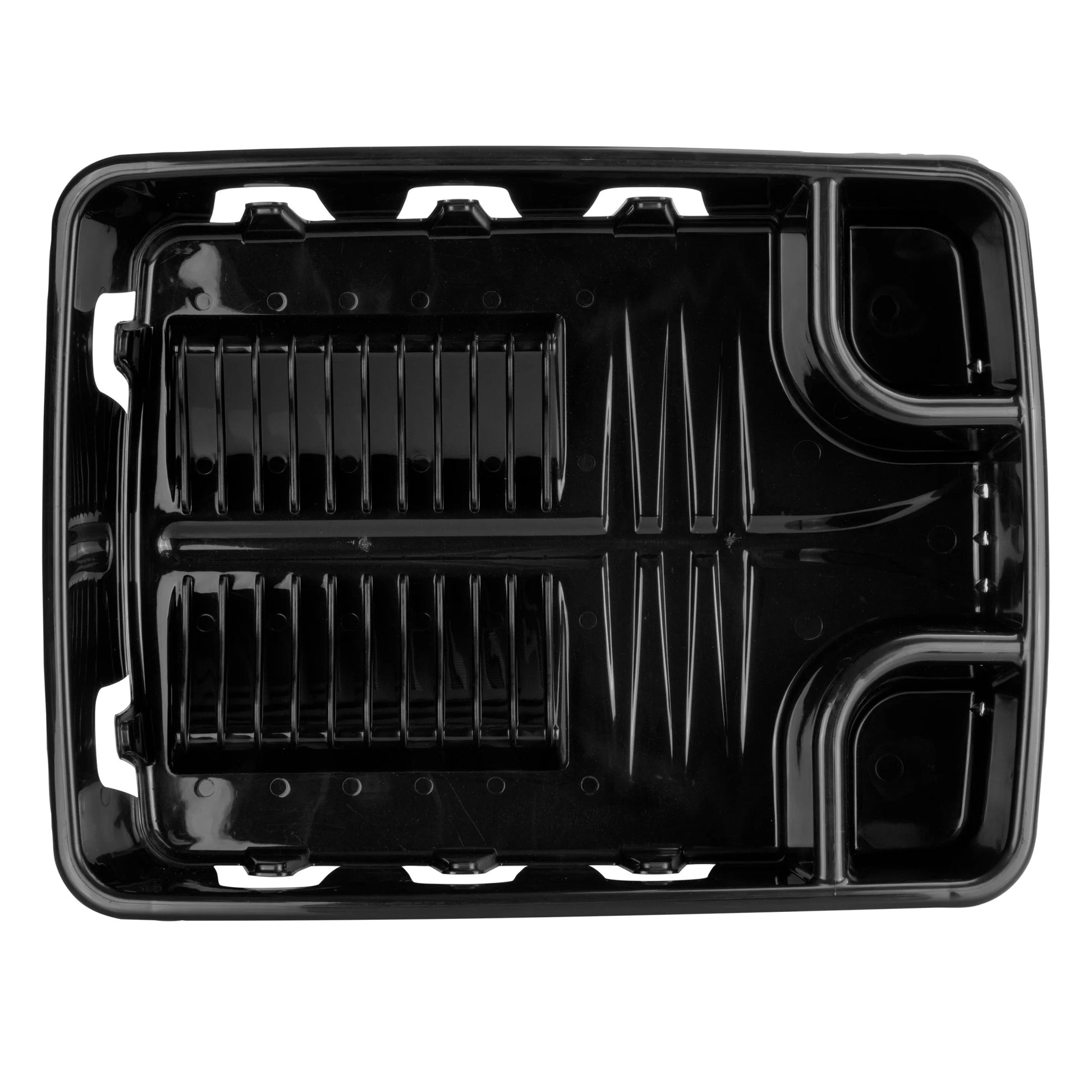 Drainrack, Dishrack and Drainboard All-In-One, Inclined Base for Draining, Black