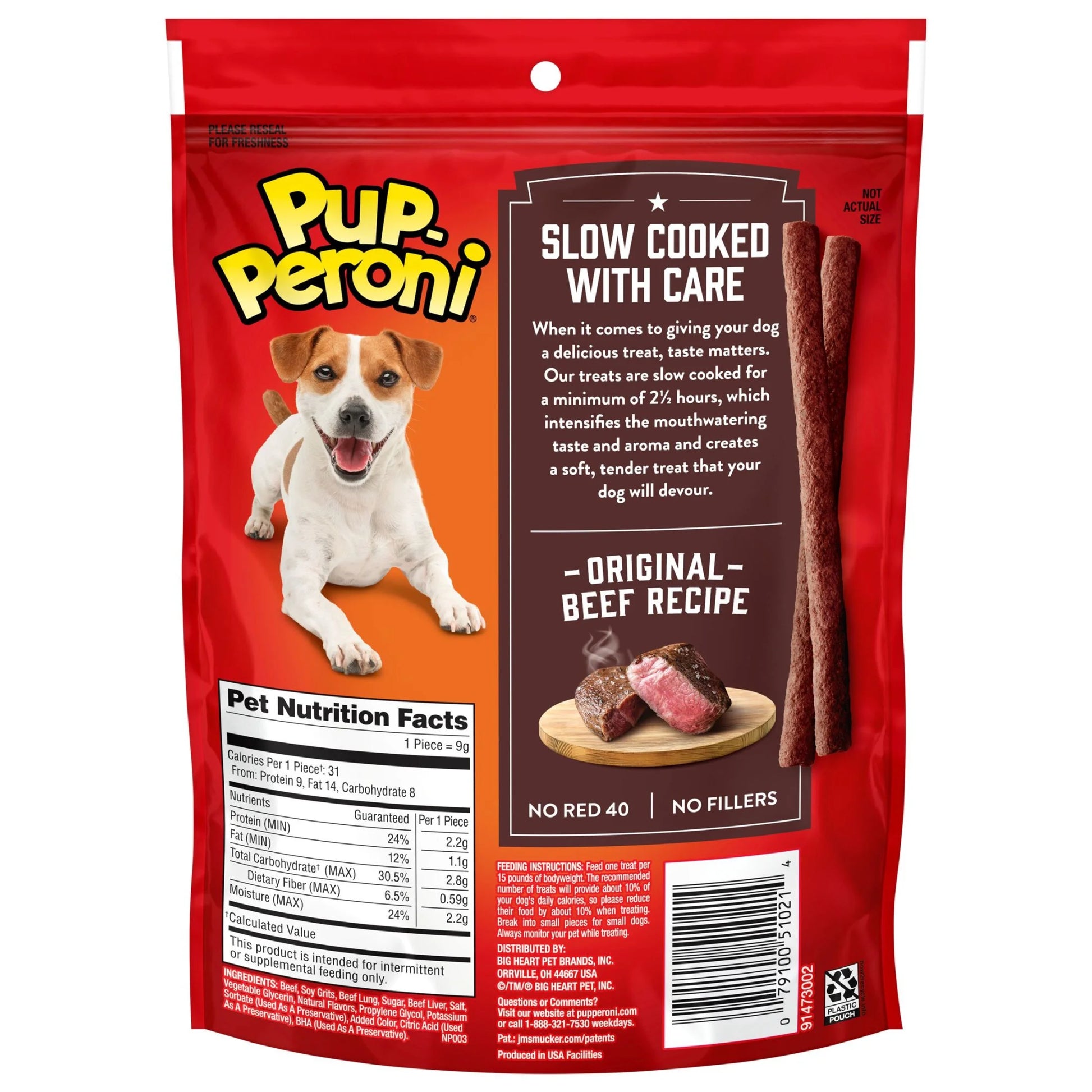 Original Beef Recipe Dog Treats, 5.6 oz Bag