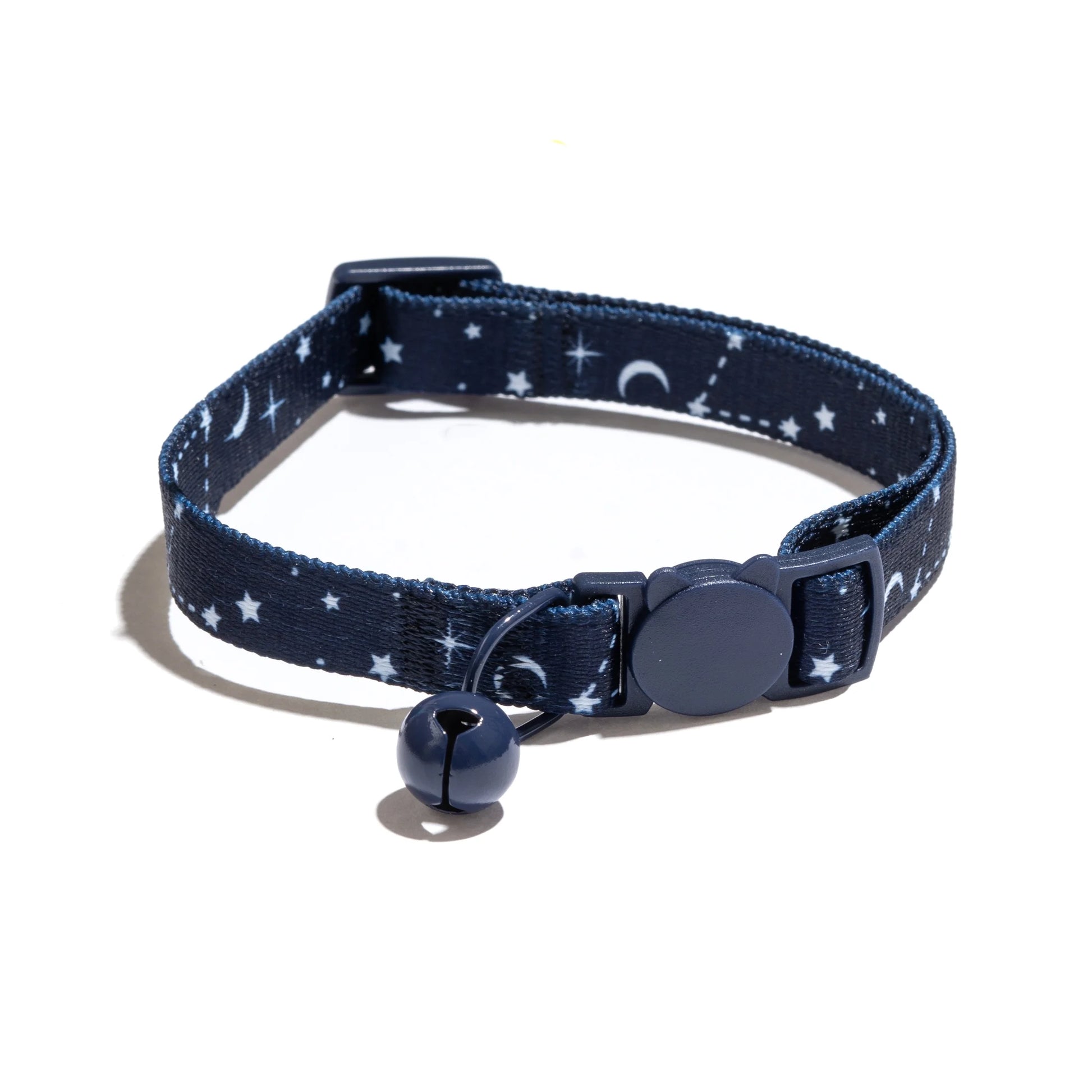 Celestial Print Breakaway Cat Collar in Blue, One Size Fits Most