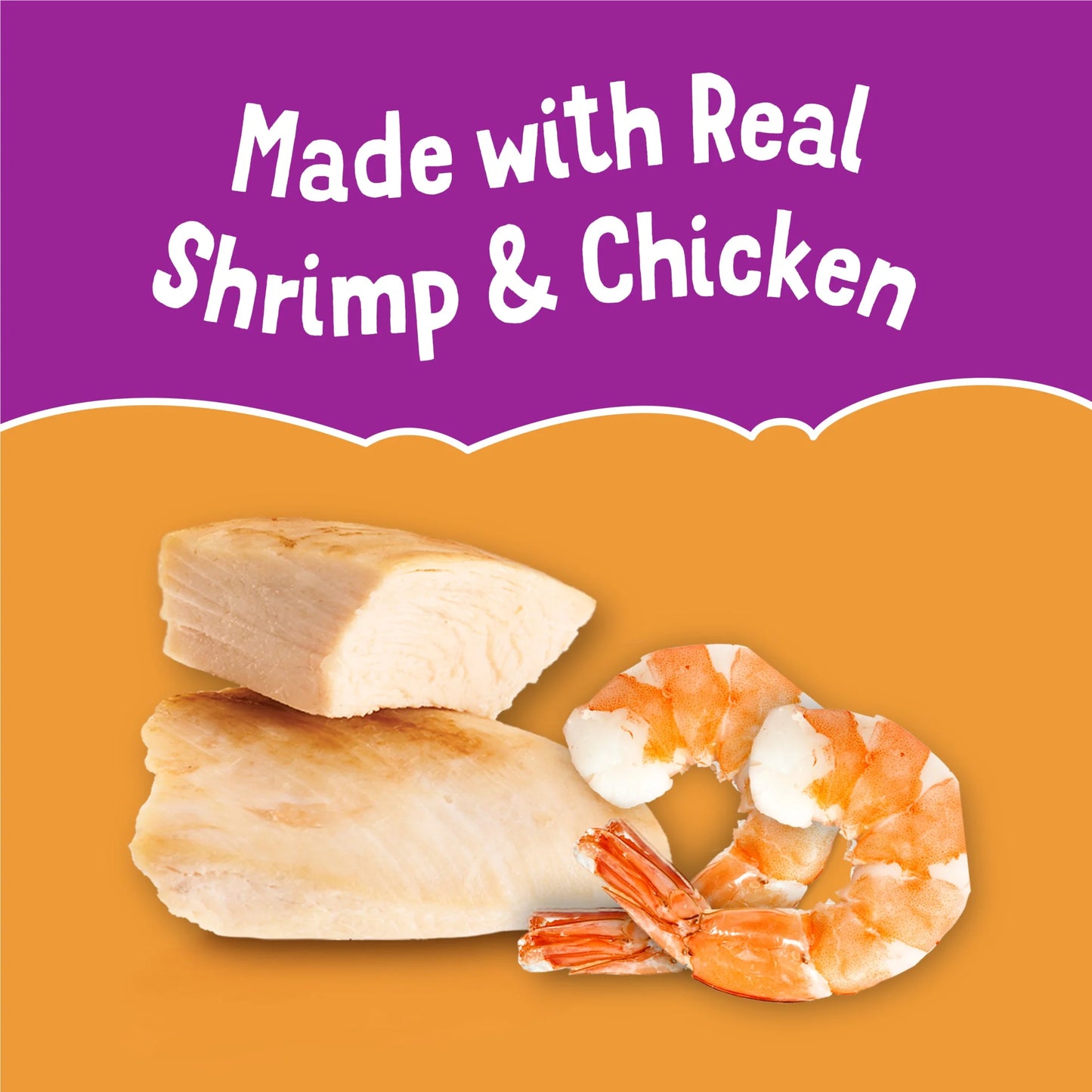 Purina Grain-Free Lickable Cat Food Toppers Lil’ Soups with Shrimp in Velvety Chicken Broth, 1.2 Oz Cups (8 Pack)