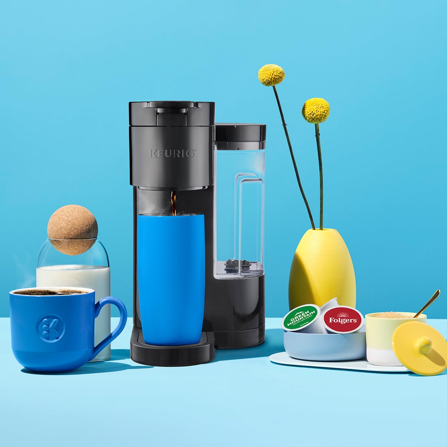 K-Express Essentials Black Single-Serve K-Cup Pod Coffee Maker