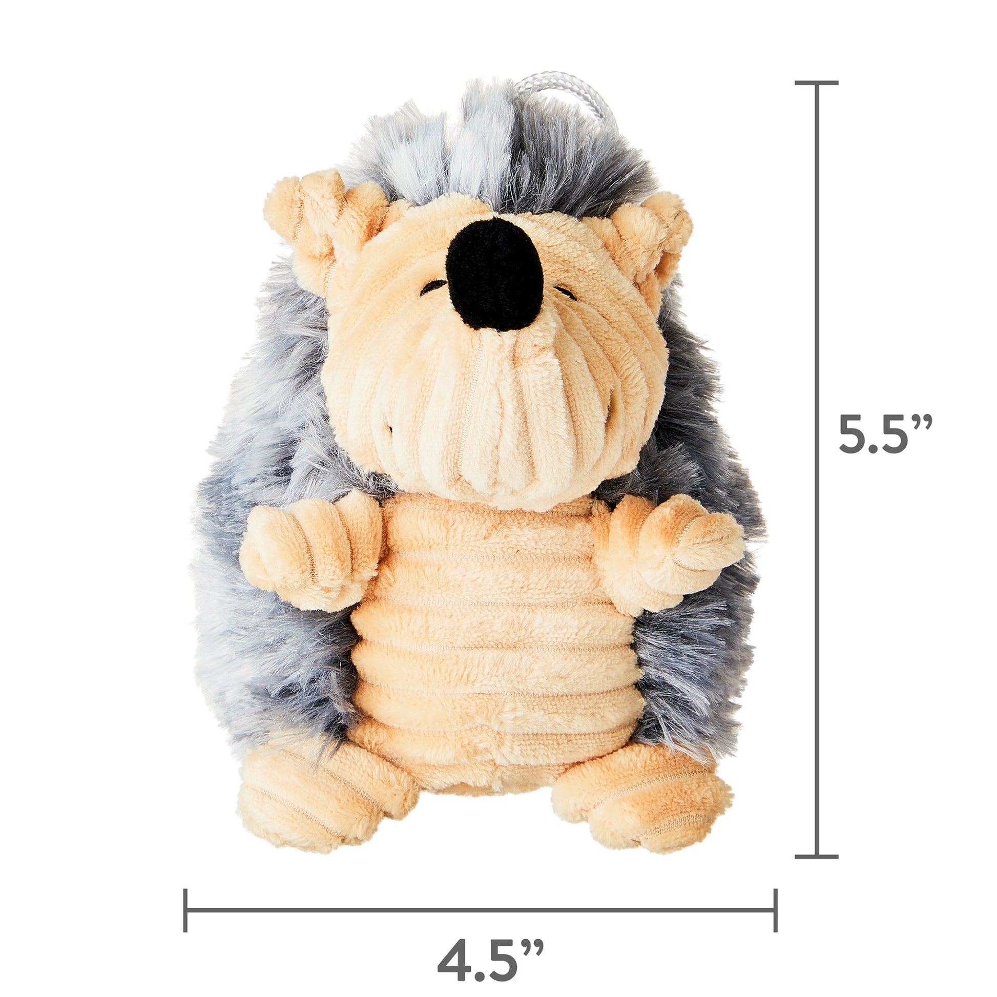 Plush Hedgehog Squeaky Dog Toy