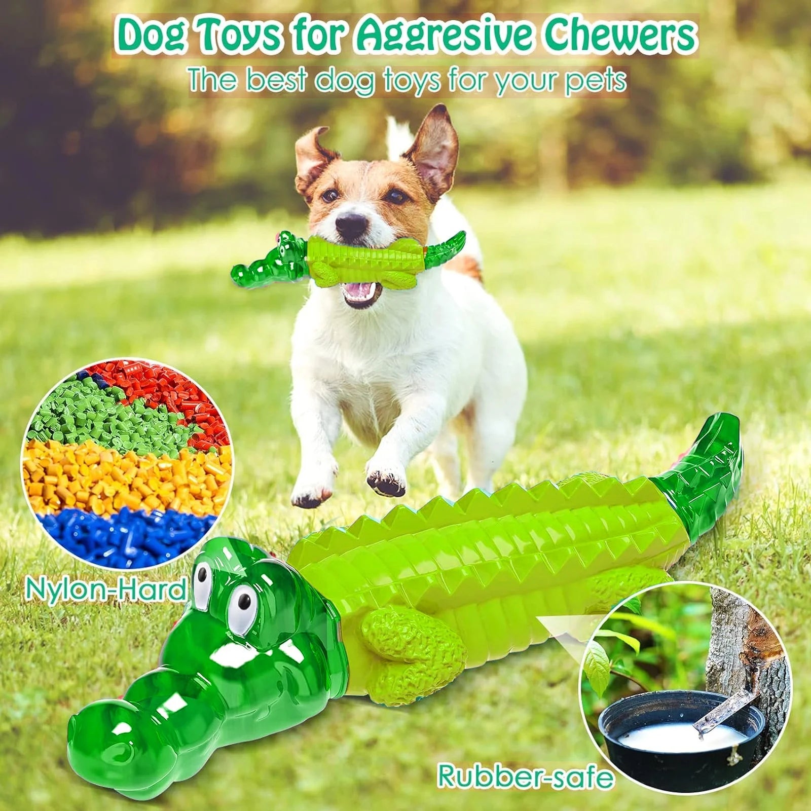 Deluxe Indestructible Dog Chew Toys for Aggressive Chewers - Heavy Duty Options for Small, Medium, and Large Breeds