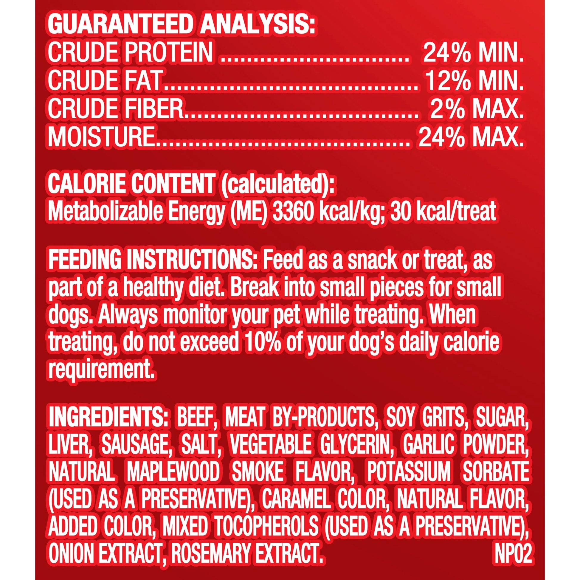 Dog Treats with Authentic Sausage and Maplewood Smoke Flavor, 5.6 Ounce Bag