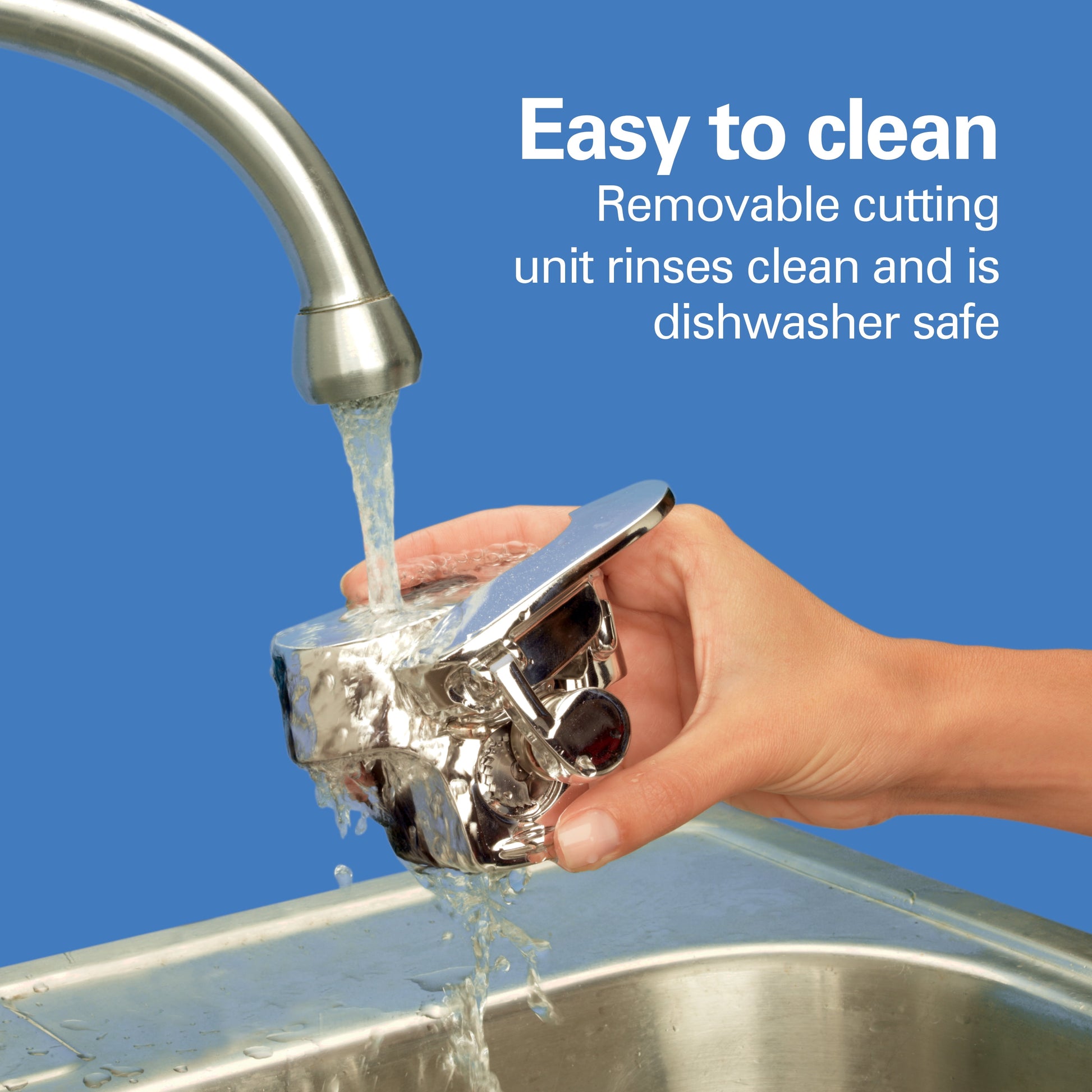 Can Opener, Electric, Sure Cut with Multi-Tool, Stainless Steel